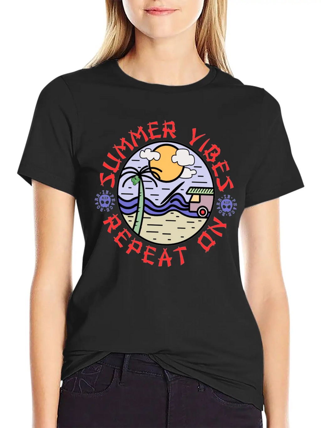 Summer Vibes Modern Fit Casual T-Shirt – Clean And Versatile Design