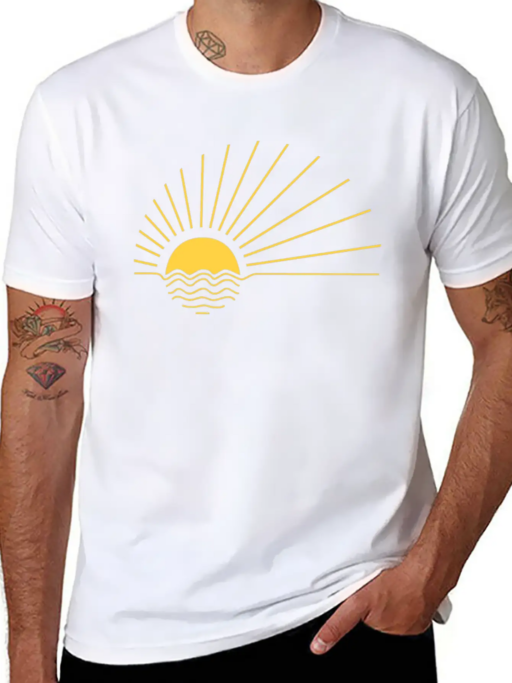 Sun Shine Unisex Casual T-Shirt – Clean Design For Daily Comfort