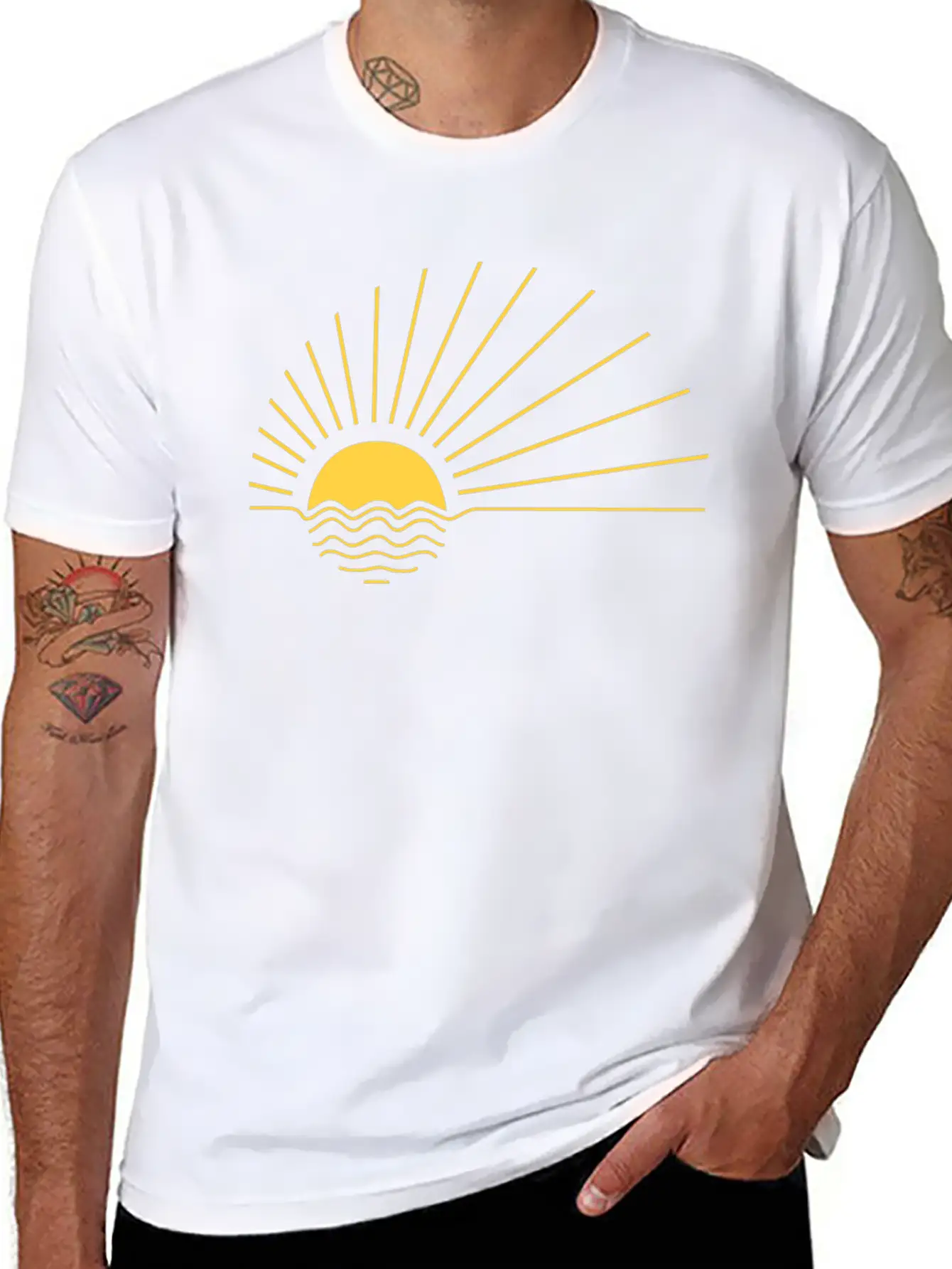 Sun Shine Unisex Casual T-Shirt – Clean Design For Daily Comfort