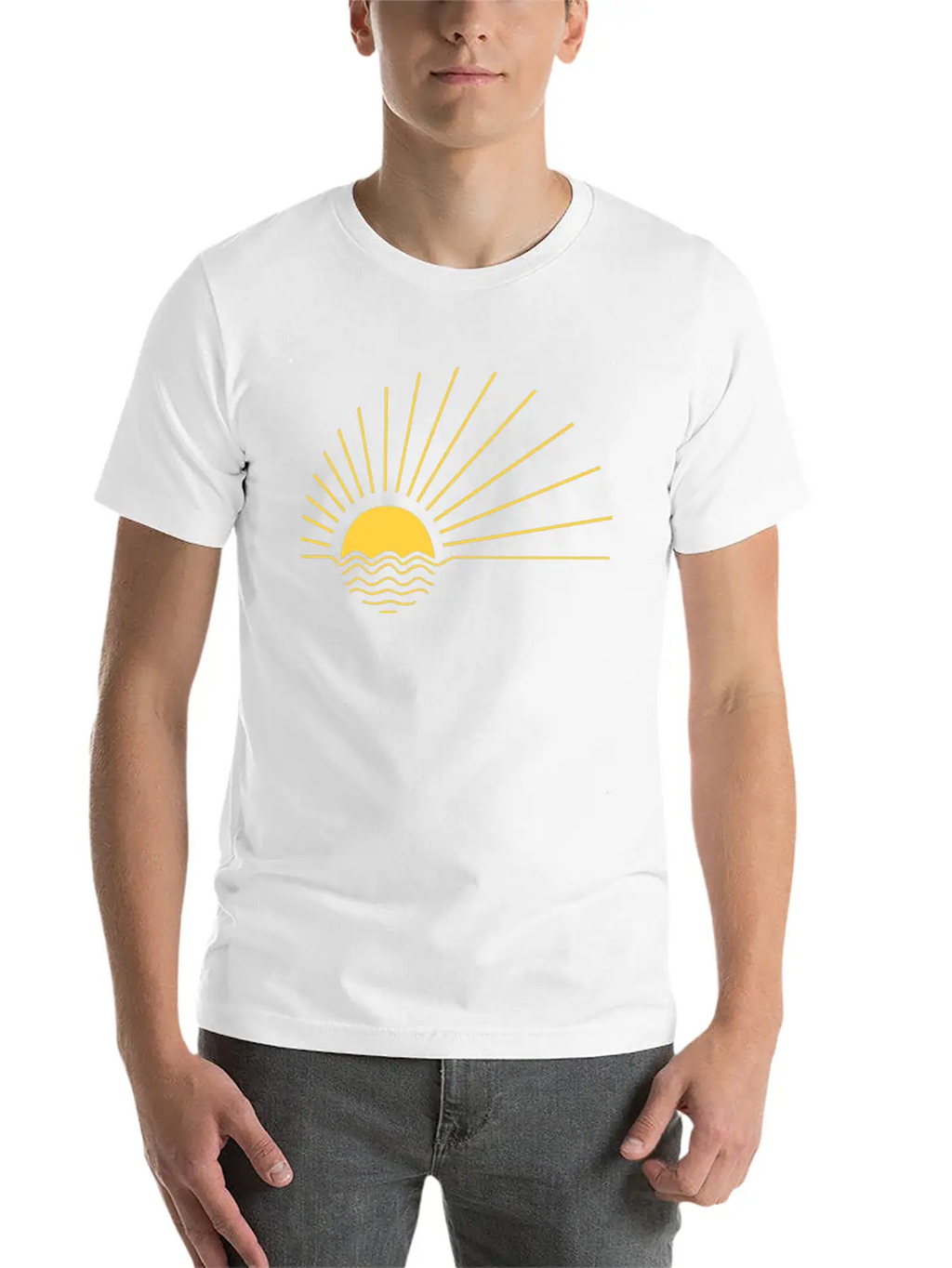 Sun Shine Unisex Casual T-Shirt – Clean Design For Daily Comfort