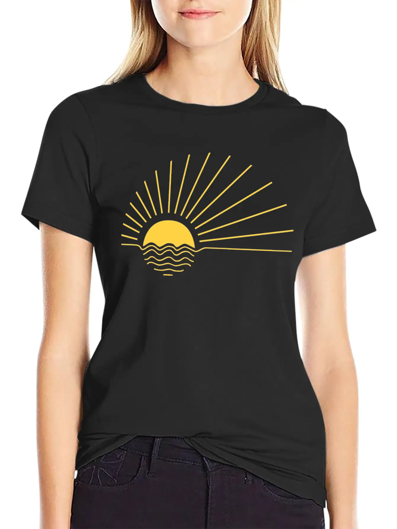 Sun Shine Unisex Casual T-Shirt – Clean Design For Daily Comfort
