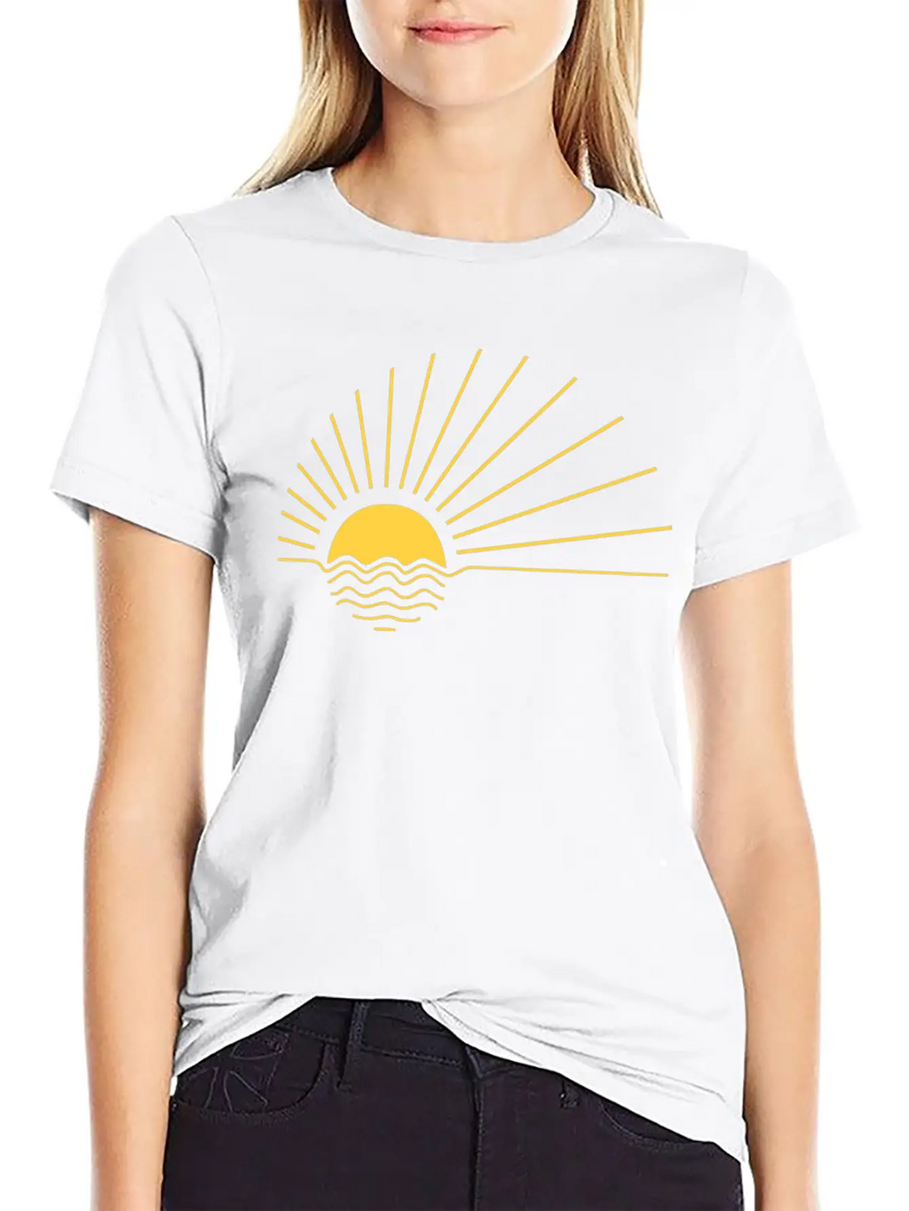 Sun Shine Unisex Casual T-Shirt – Clean Design For Daily Comfort