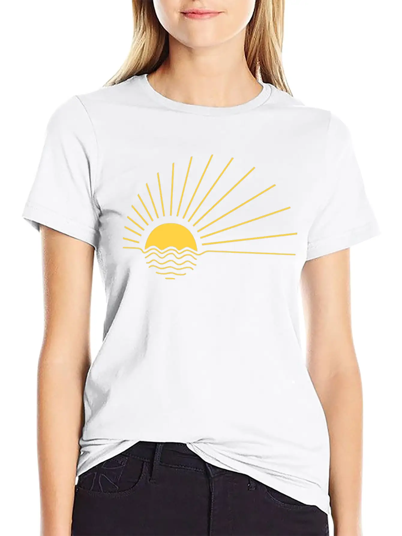 Sun Shine Unisex Casual T-Shirt – Clean Design For Daily Comfort