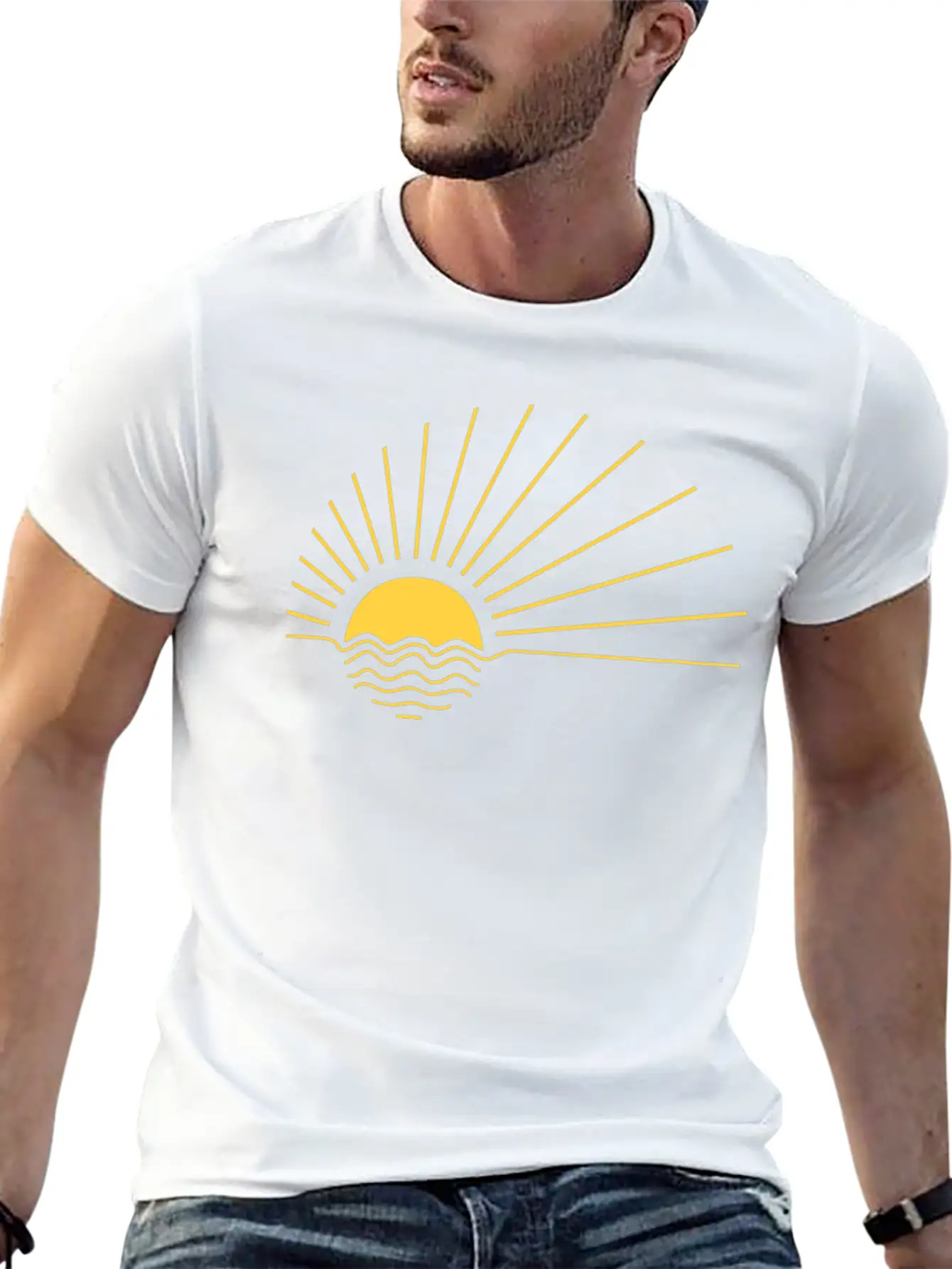 Sun Shine Unisex Casual T-Shirt – Clean Design For Daily Comfort