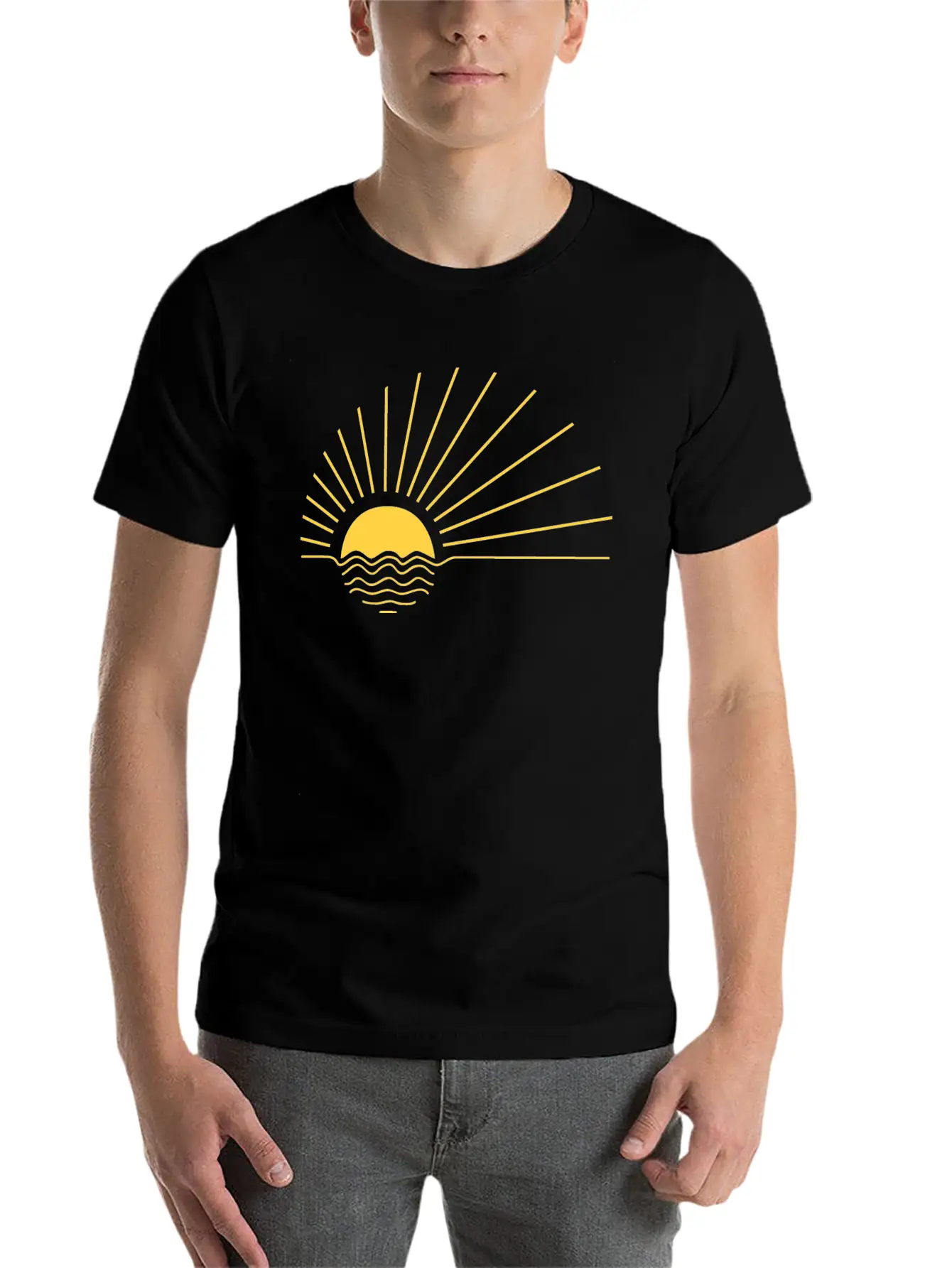 Sun Shine Unisex Casual T-Shirt – Clean Design For Daily Comfort