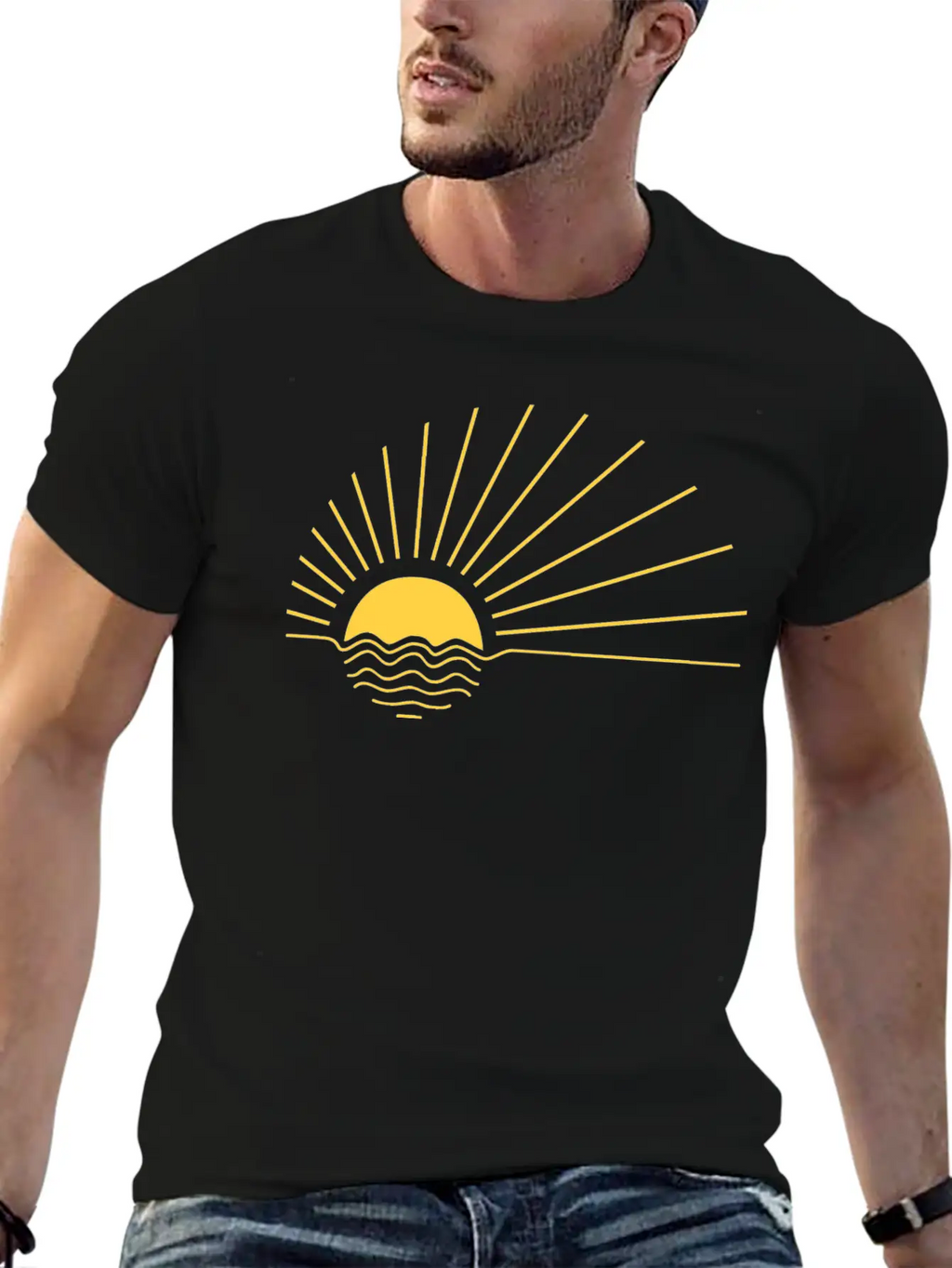 Sun Shine Unisex Casual T-Shirt – Clean Design For Daily Comfort