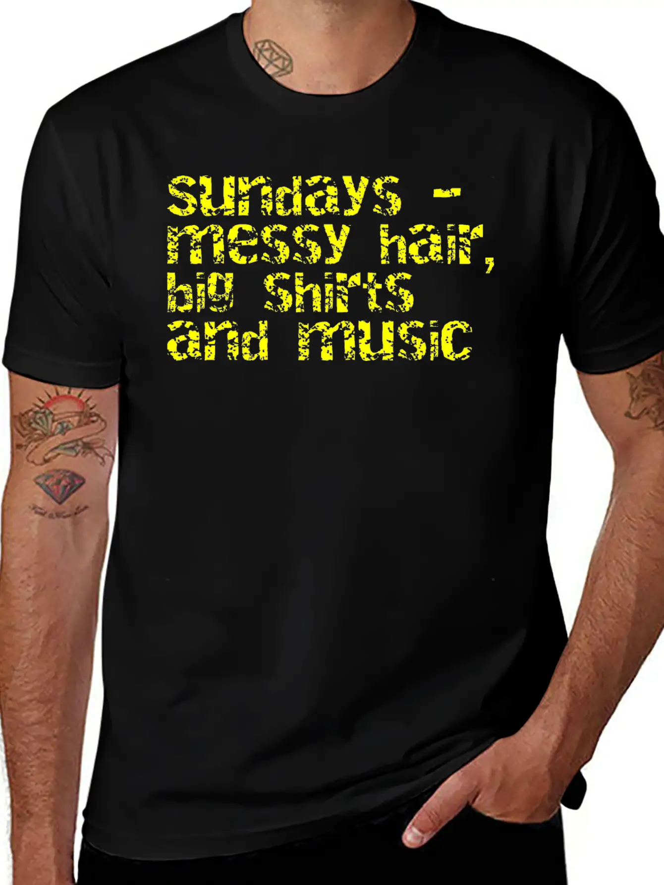 Sundays And Music Classic Cotton Tee – Unisex Comfort For Any Season