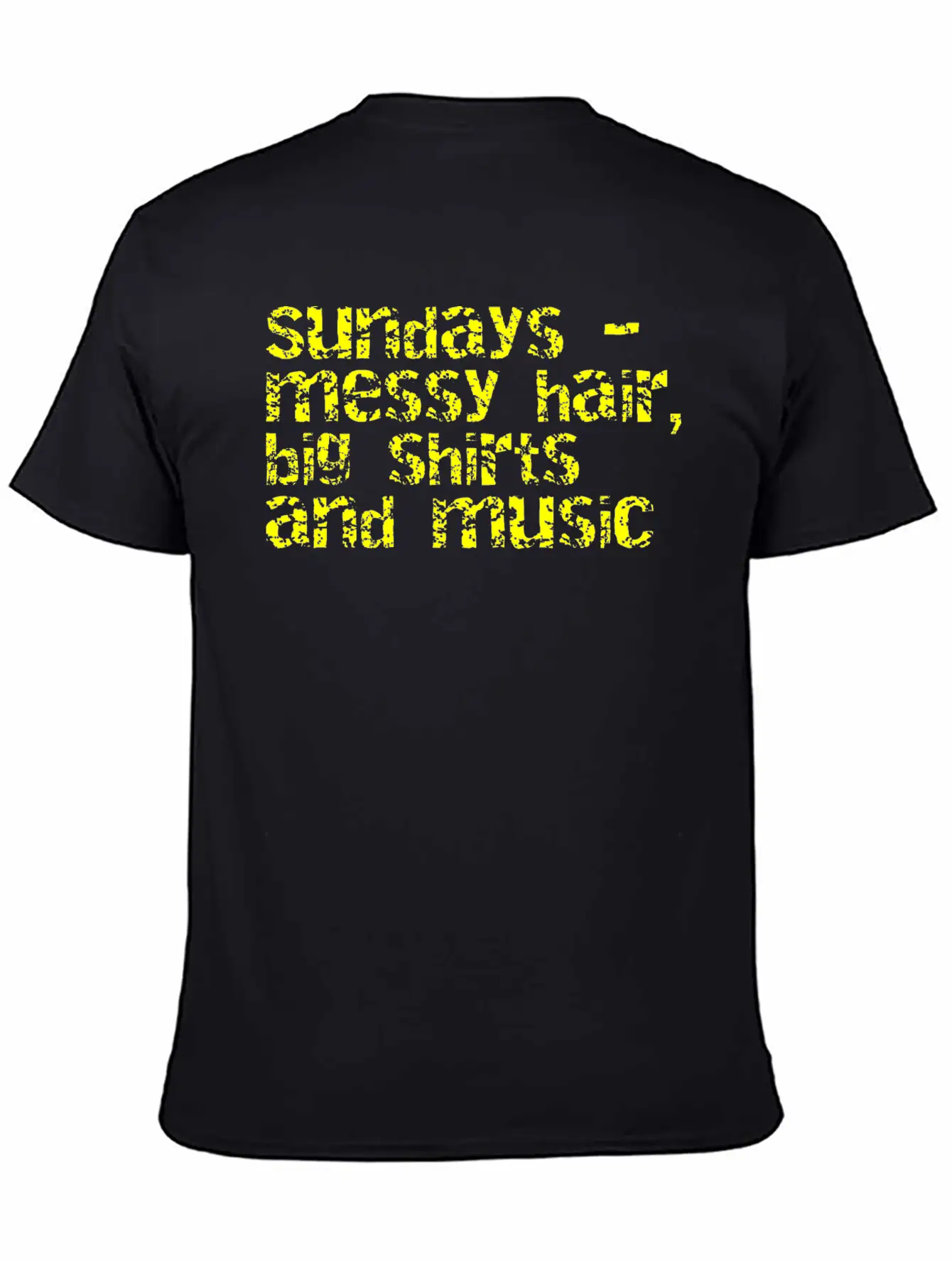 Sundays And Music Classic Cotton Tee – Unisex Comfort For Any Season