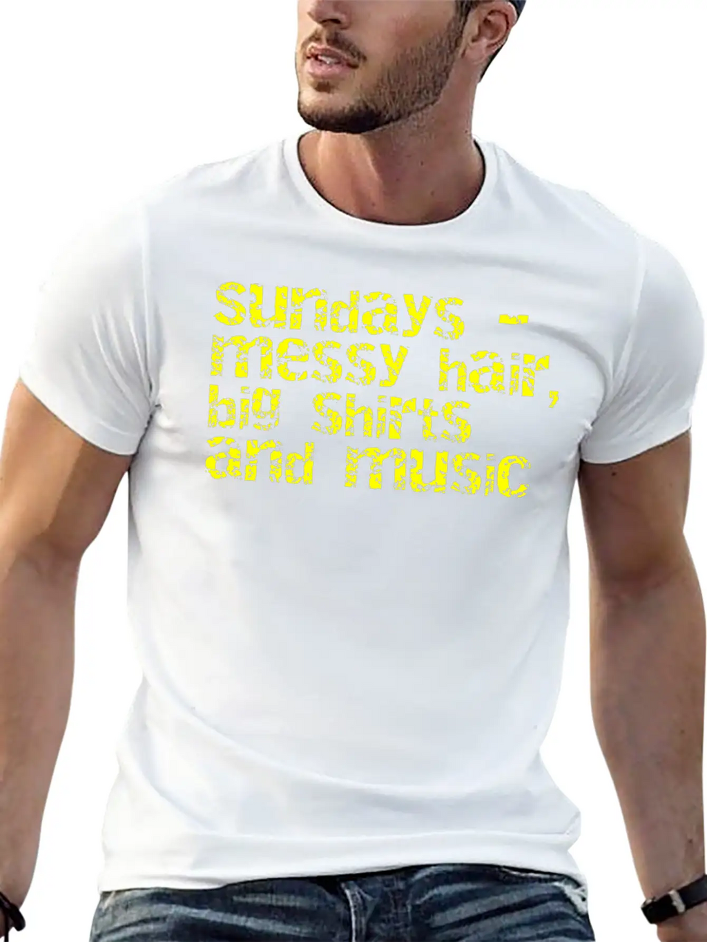 Sundays And Music Classic Cotton Tee – Unisex Comfort For Any Season
