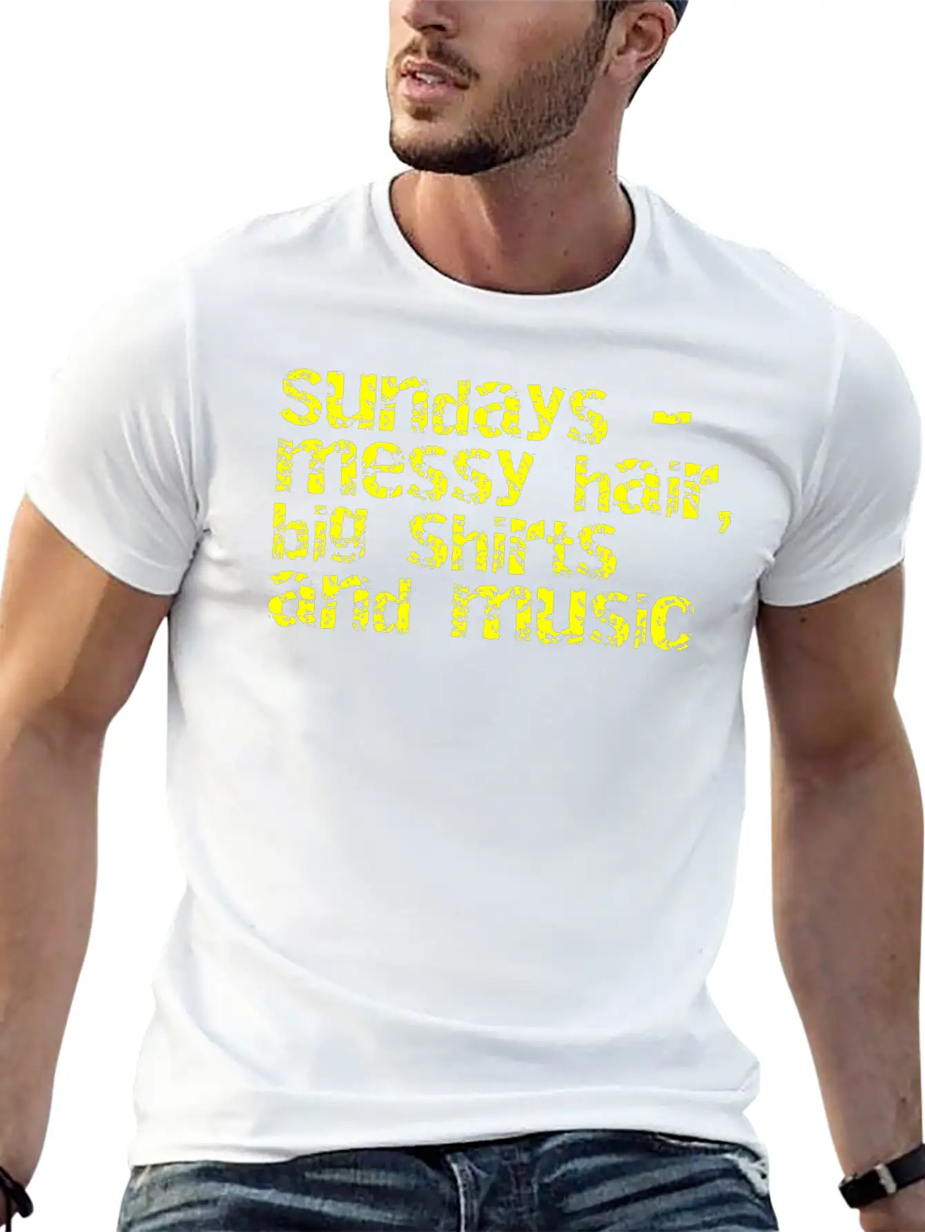 Sundays And Music Classic Cotton Tee – Unisex Comfort For Any Season