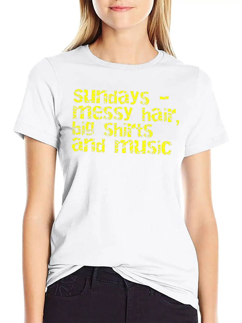 Sundays And Music Classic Cotton Tee – Unisex Comfort For Any Season