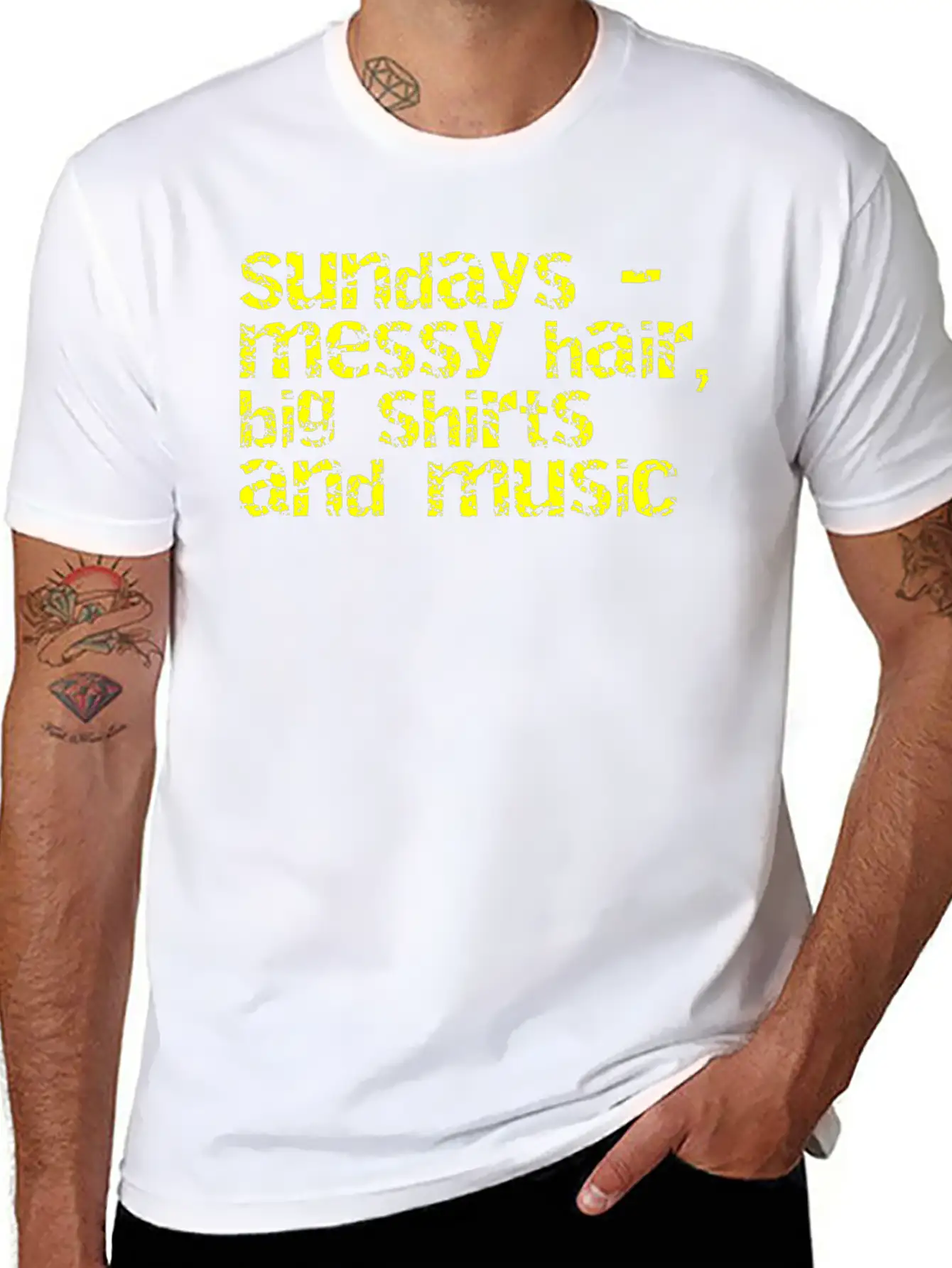 Sundays And Music Classic Cotton Tee – Unisex Comfort For Any Season