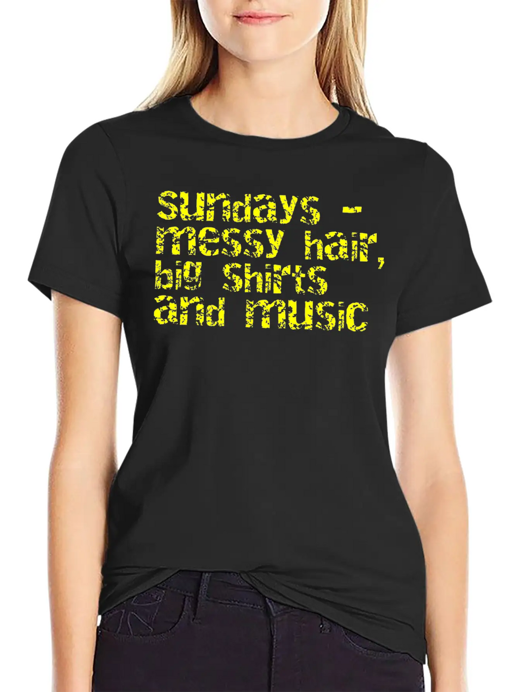 Sundays And Music Classic Cotton Tee – Unisex Comfort For Any Season