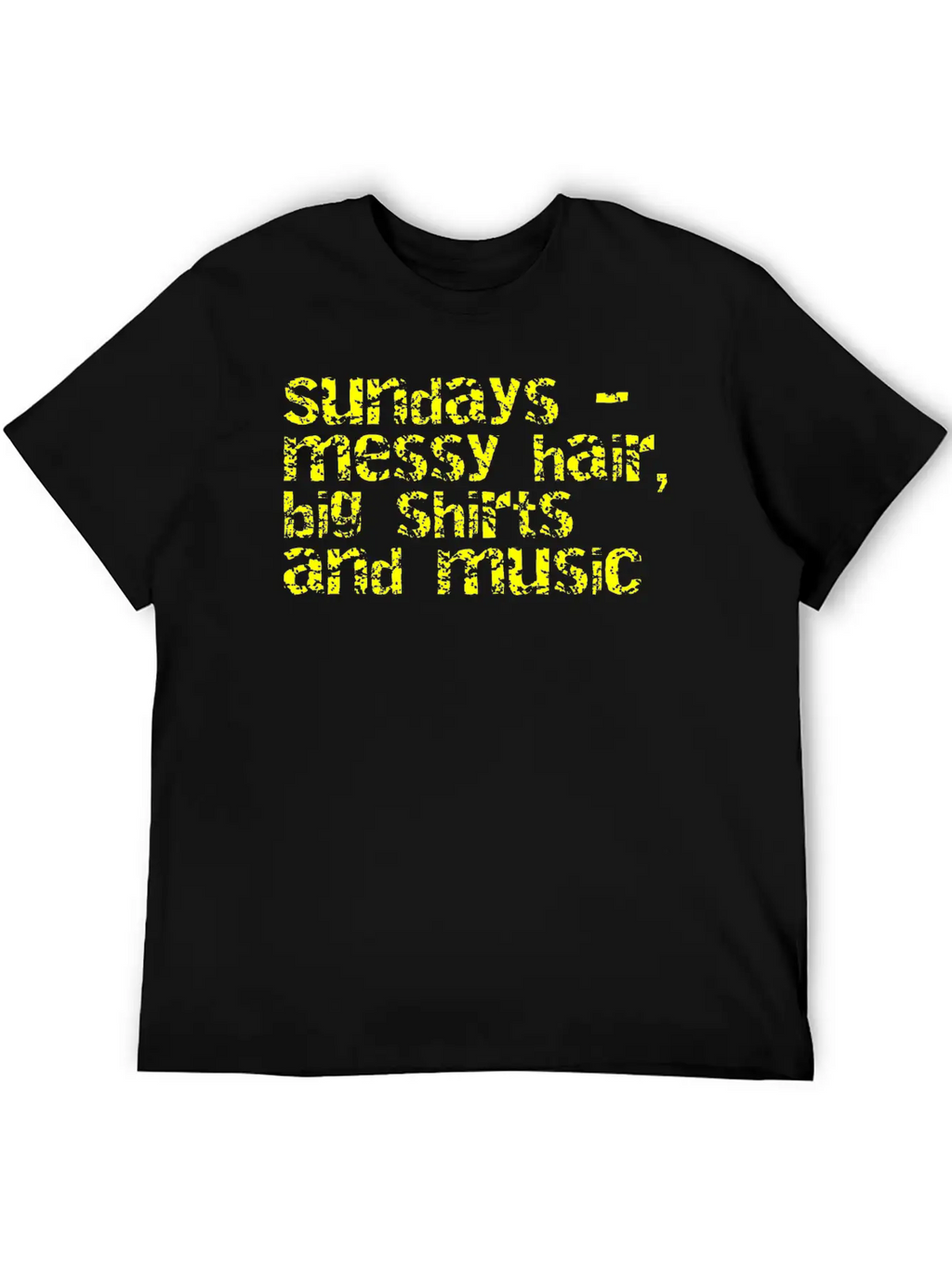 Sundays And Music Classic Cotton Tee – Unisex Comfort For Any Season