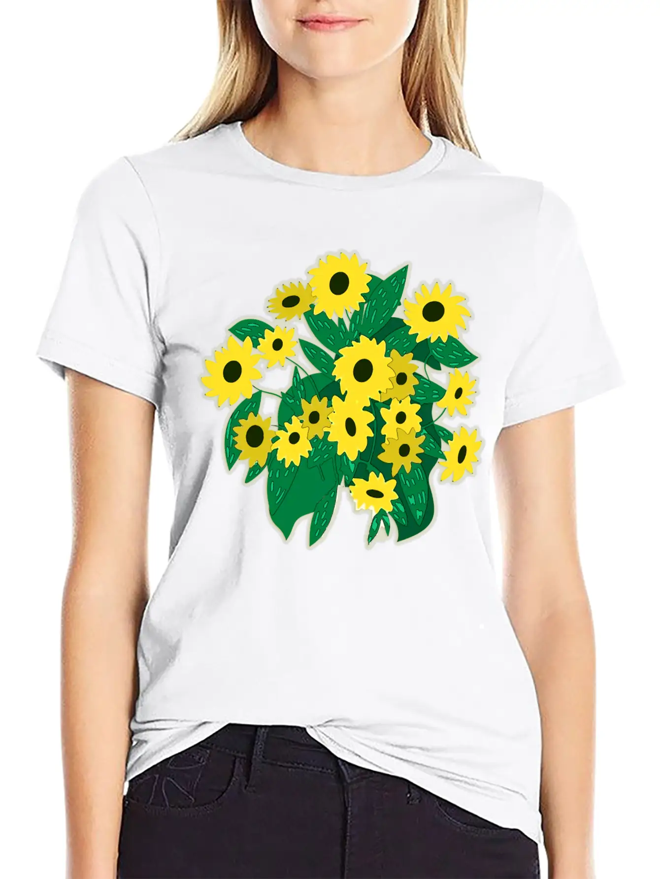 Sunflower Classic Cotton Tee – Unisex Comfort For Any Season