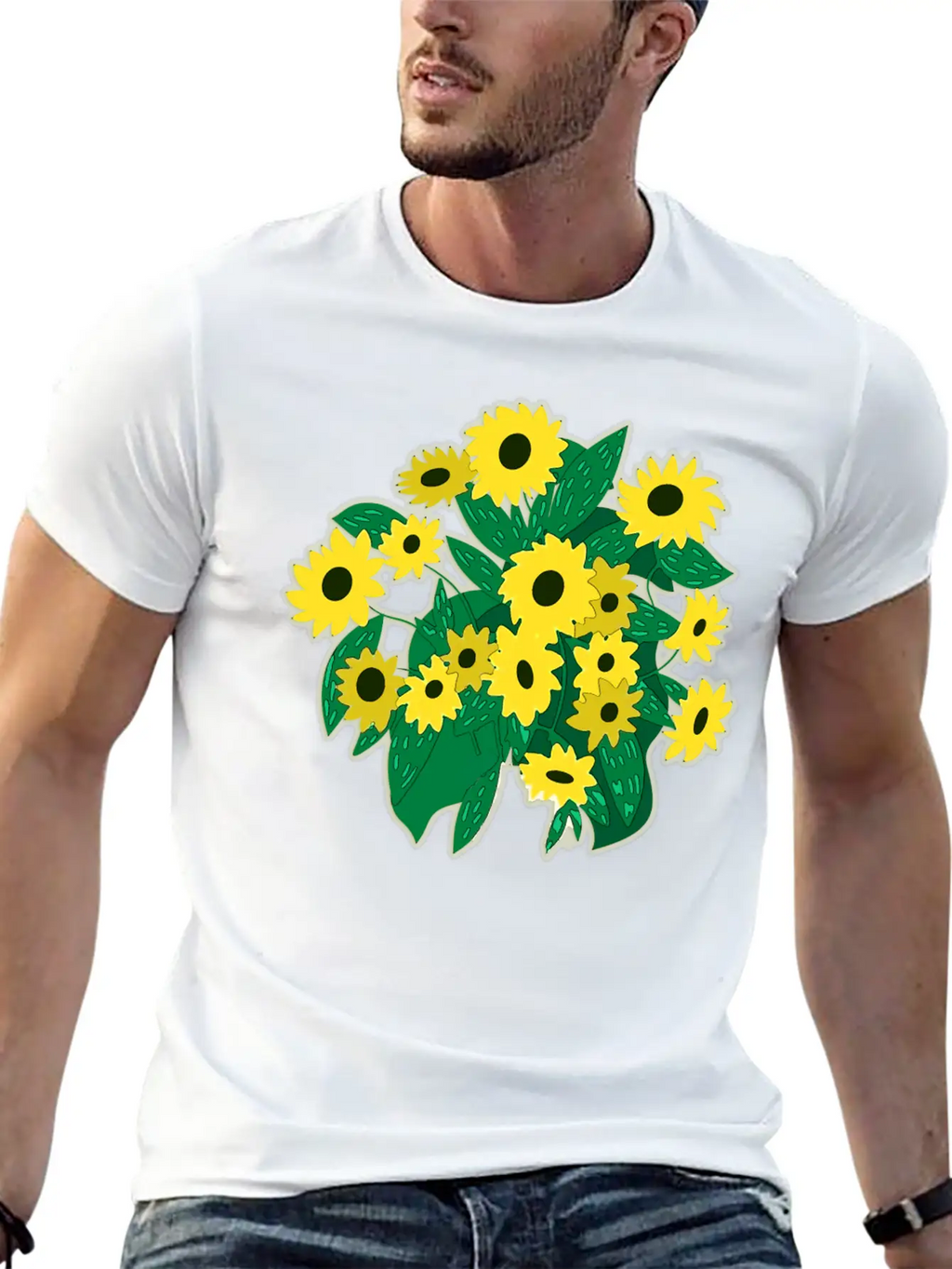 Sunflower Classic Cotton Tee – Unisex Comfort For Any Season