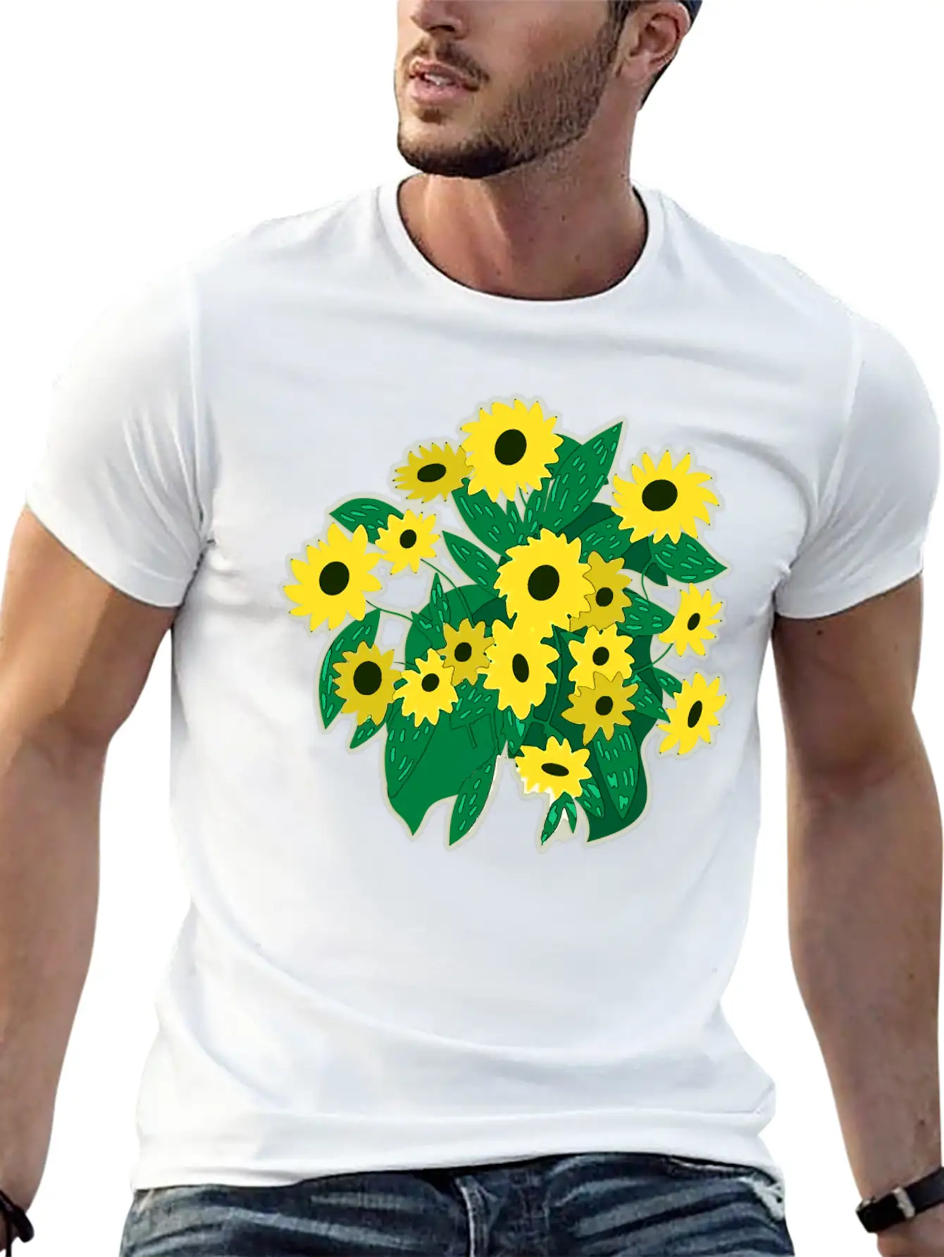 Sunflower Classic Cotton Tee – Unisex Comfort For Any Season