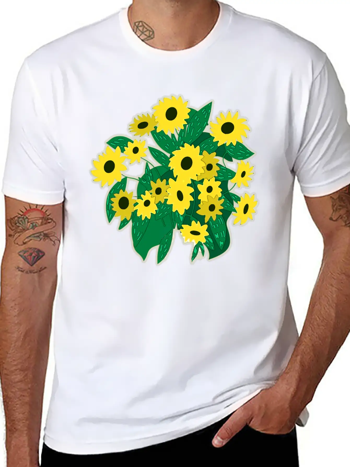 Sunflower Classic Cotton Tee – Unisex Comfort For Any Season