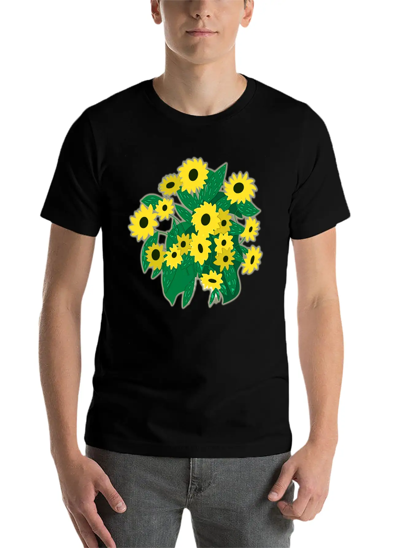 Sunflower Classic Cotton Tee – Unisex Comfort For Any Season