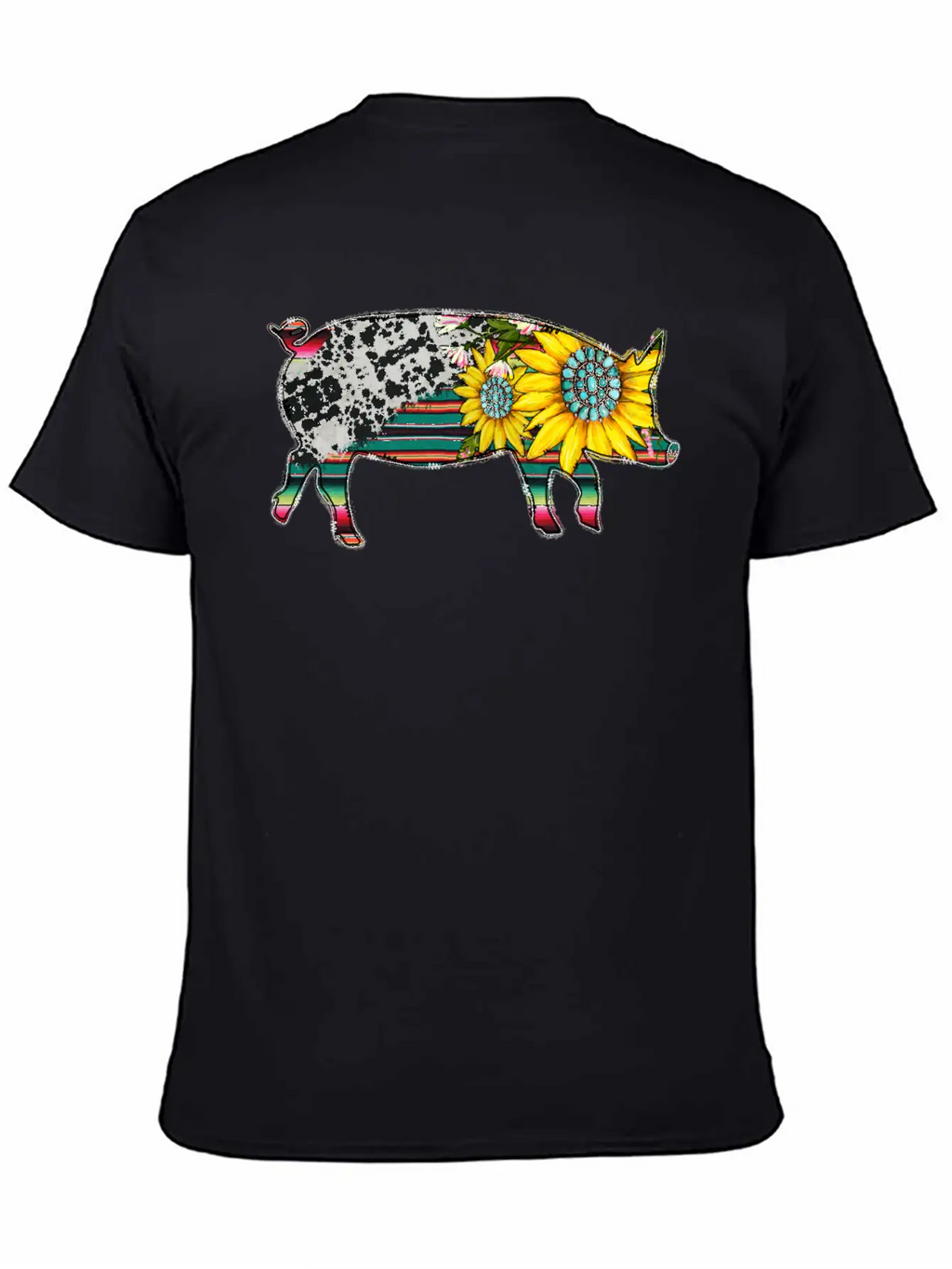 Sunflower Pig Basic Graphic T-Shirt – Daily Comfort In Soft Cotton