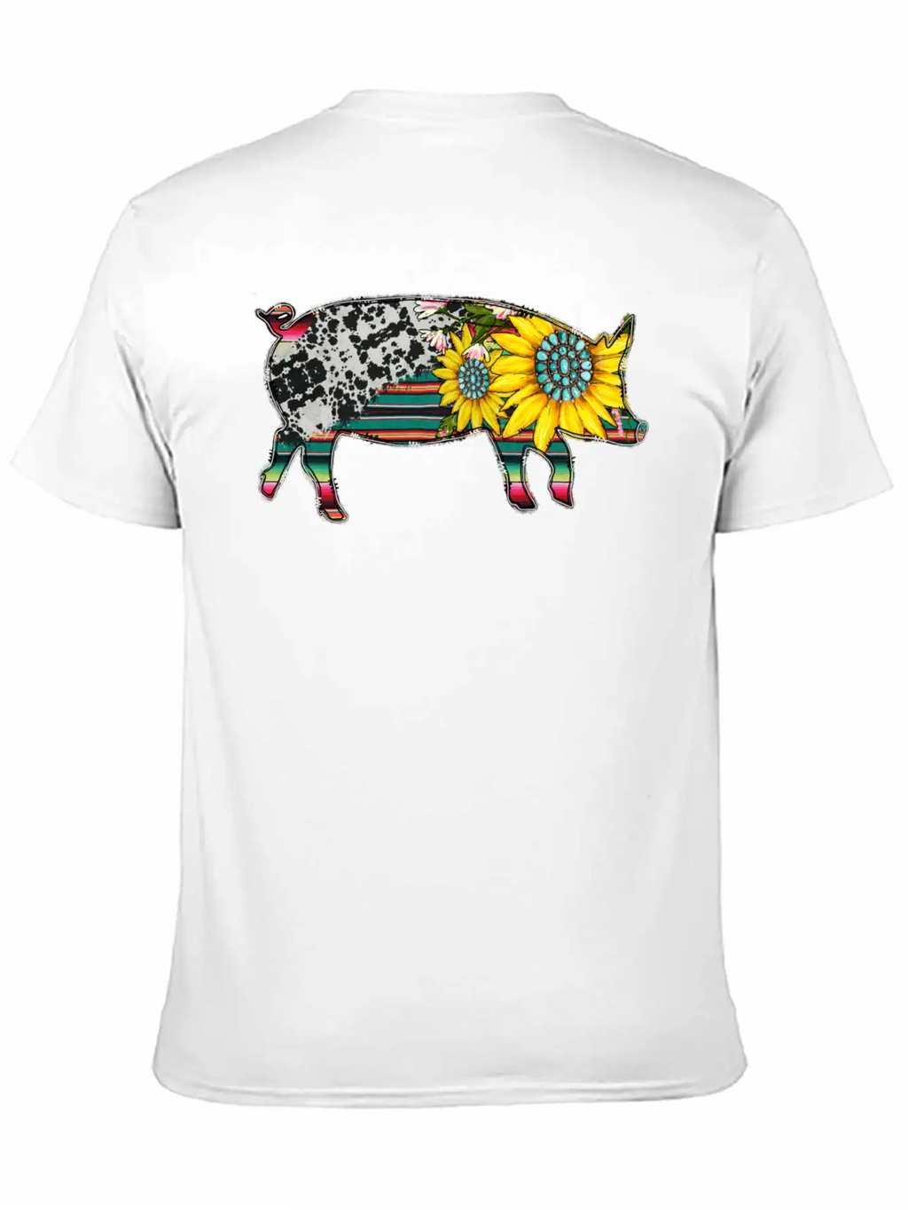 Sunflower Pig Basic Graphic T-Shirt – Daily Comfort In Soft Cotton