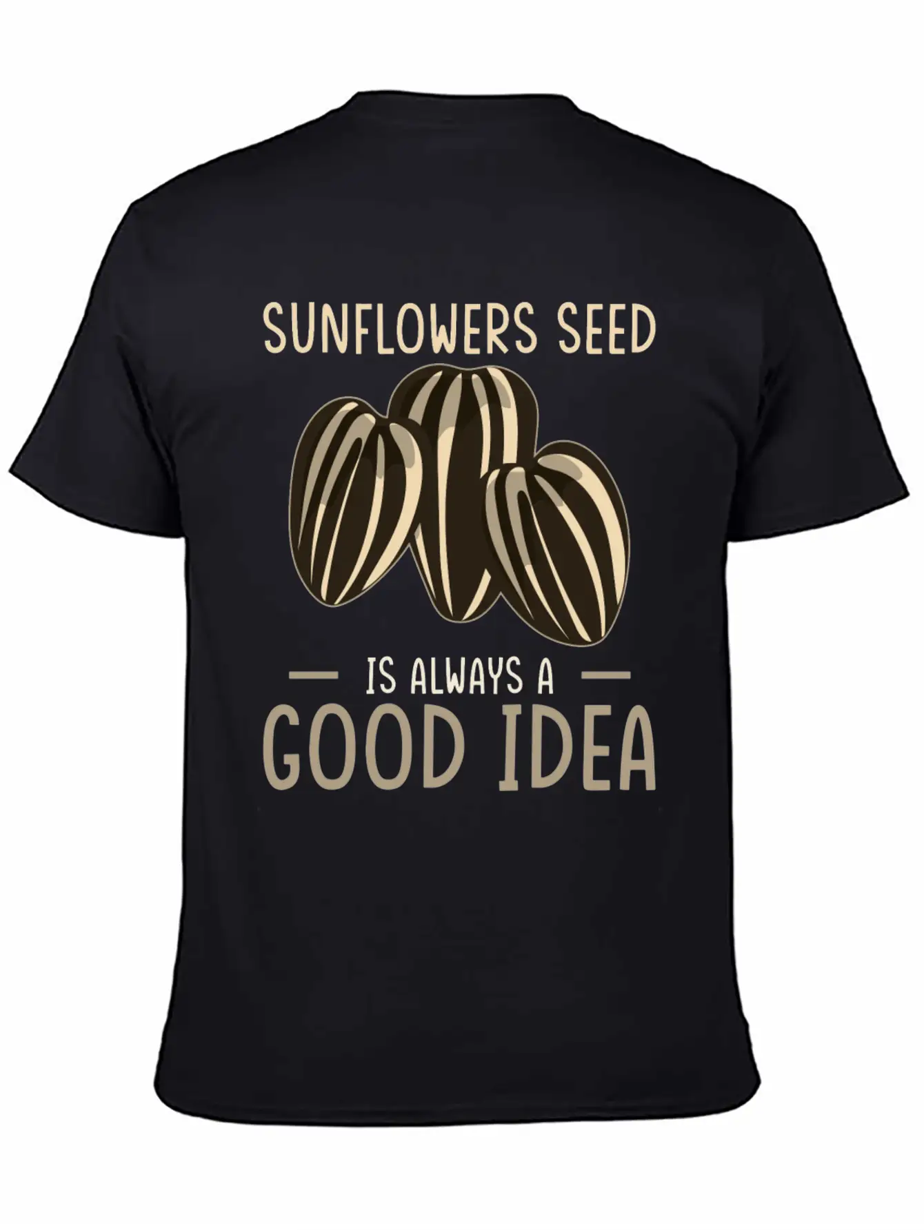 Sunflower Seeds Basic Graphic T-Shirt – Daily Comfort In Soft Cotton