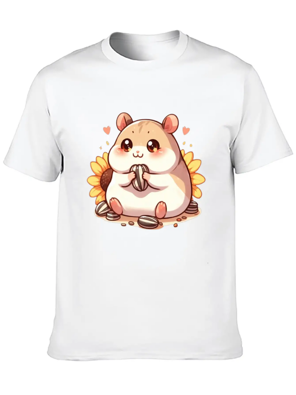Sunflower Seeds & Hamsters Timeless Short Sleeve Tee – Comfy And Minimalist Design