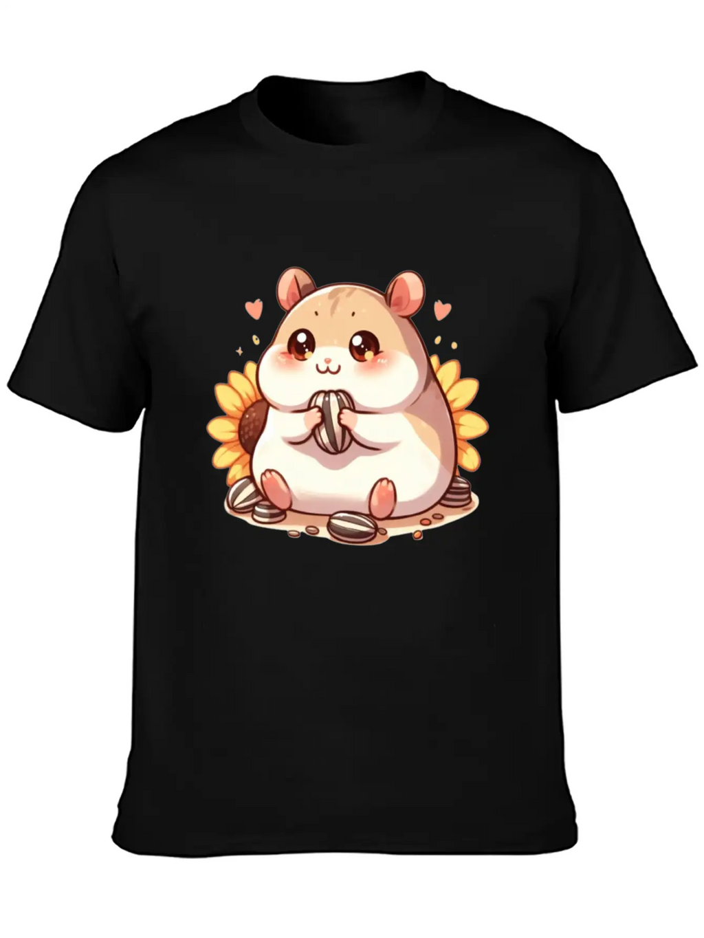 Sunflower Seeds & Hamsters Timeless Short Sleeve Tee – Comfy And Minimalist Design