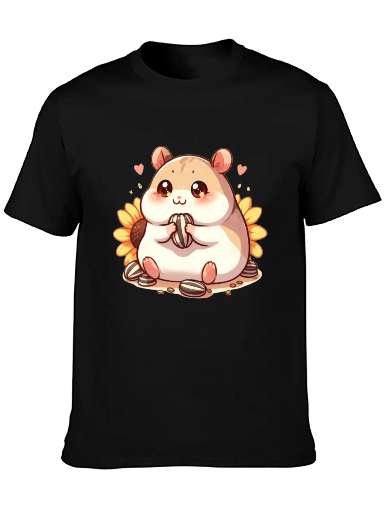 Sunflower Seeds & Hamsters Timeless Short Sleeve Tee – Comfy And Minimalist Design