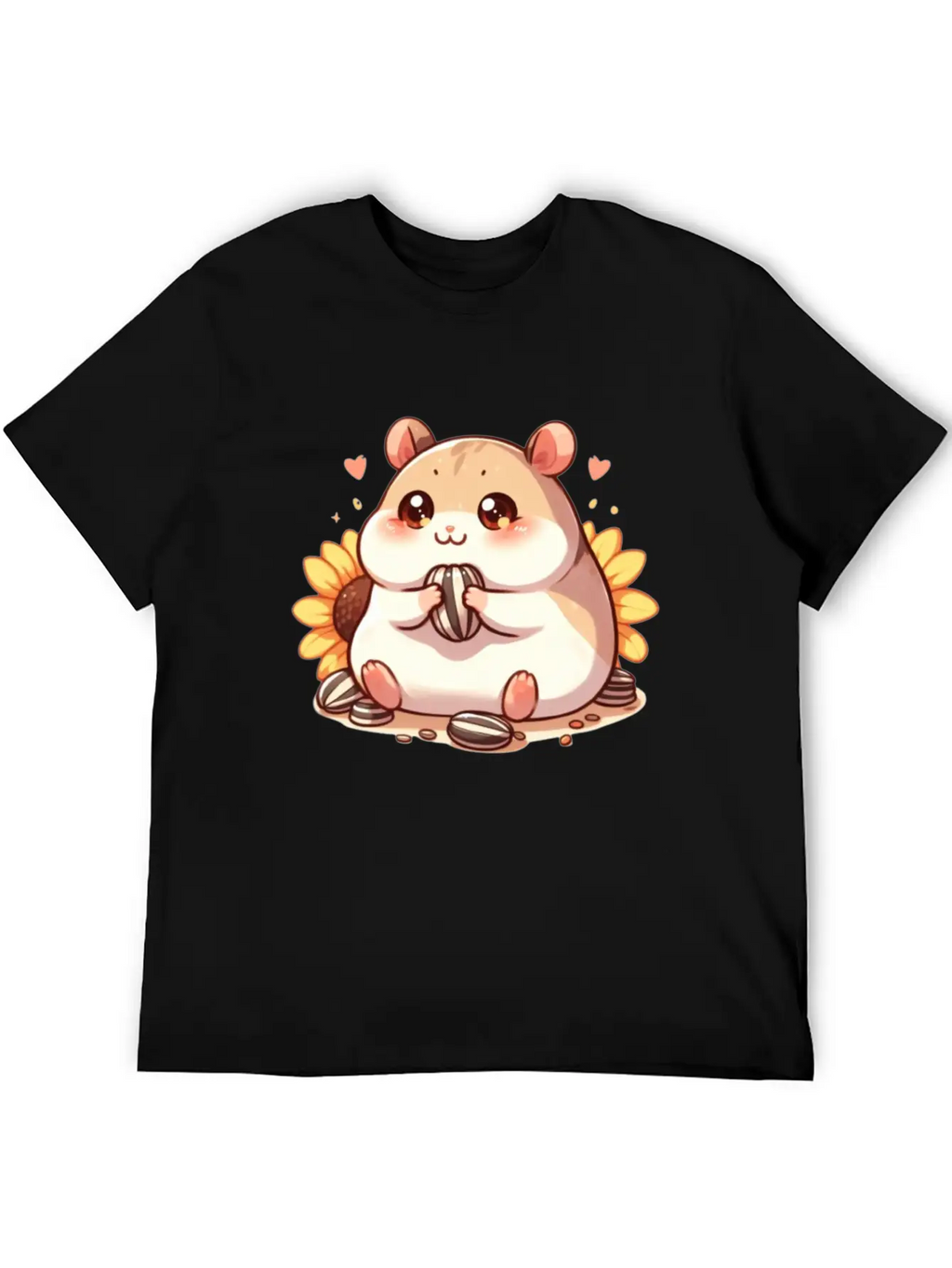 Sunflower Seeds & Hamsters Timeless Short Sleeve Tee – Comfy And Minimalist Design