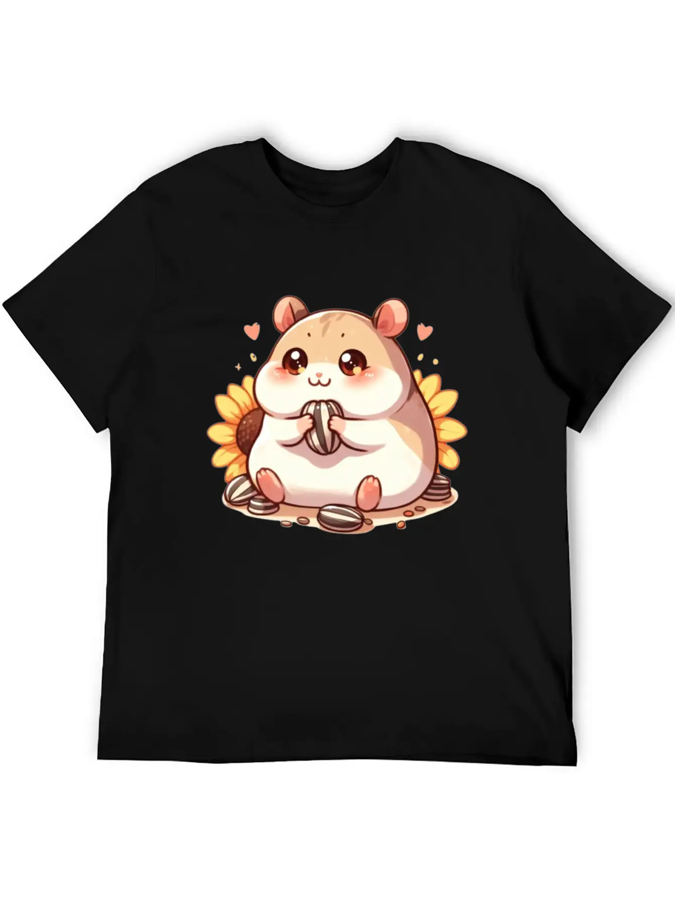 Sunflower Seeds & Hamsters Timeless Short Sleeve Tee – Comfy And Minimalist Design