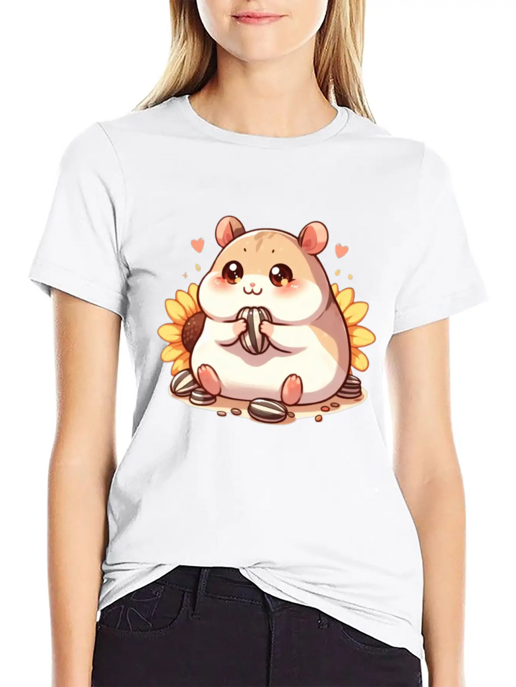 Sunflower Seeds & Hamsters Timeless Short Sleeve Tee – Comfy And Minimalist Design