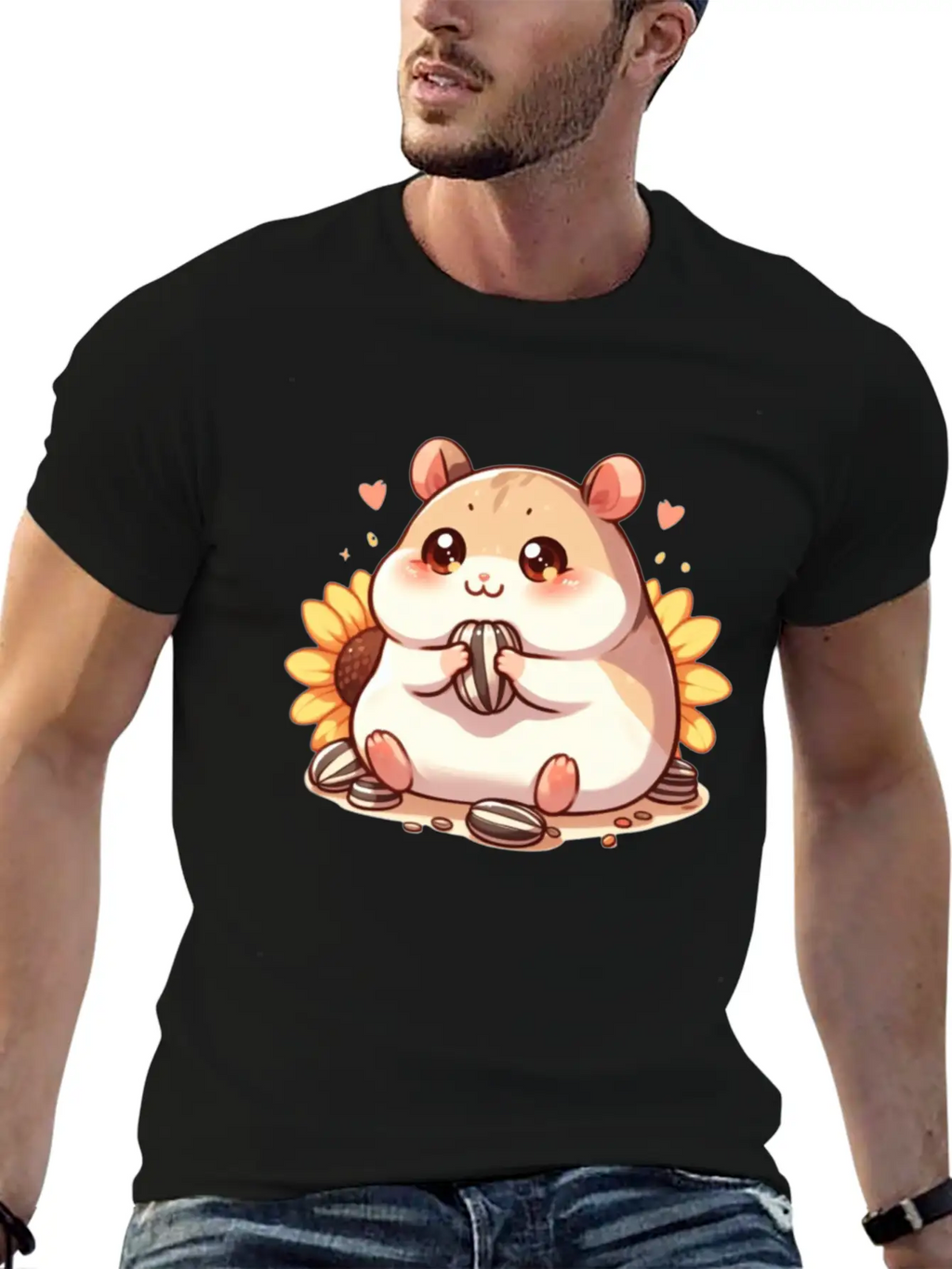 Sunflower Seeds & Hamsters Timeless Short Sleeve Tee – Comfy And Minimalist Design