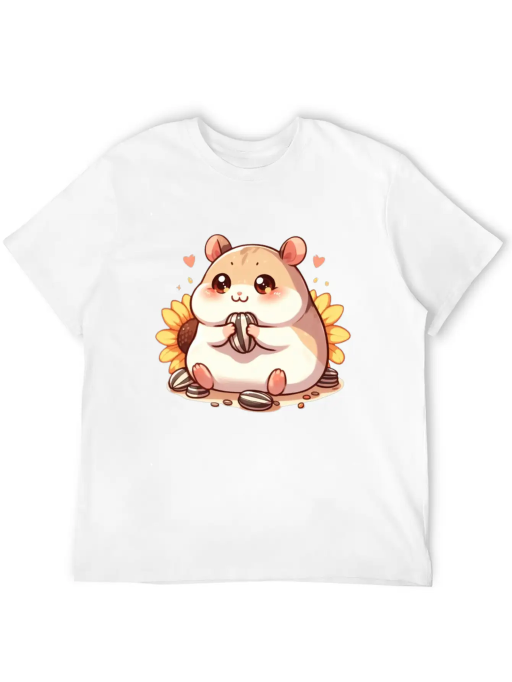 Sunflower Seeds & Hamsters Timeless Short Sleeve Tee – Comfy And Minimalist Design