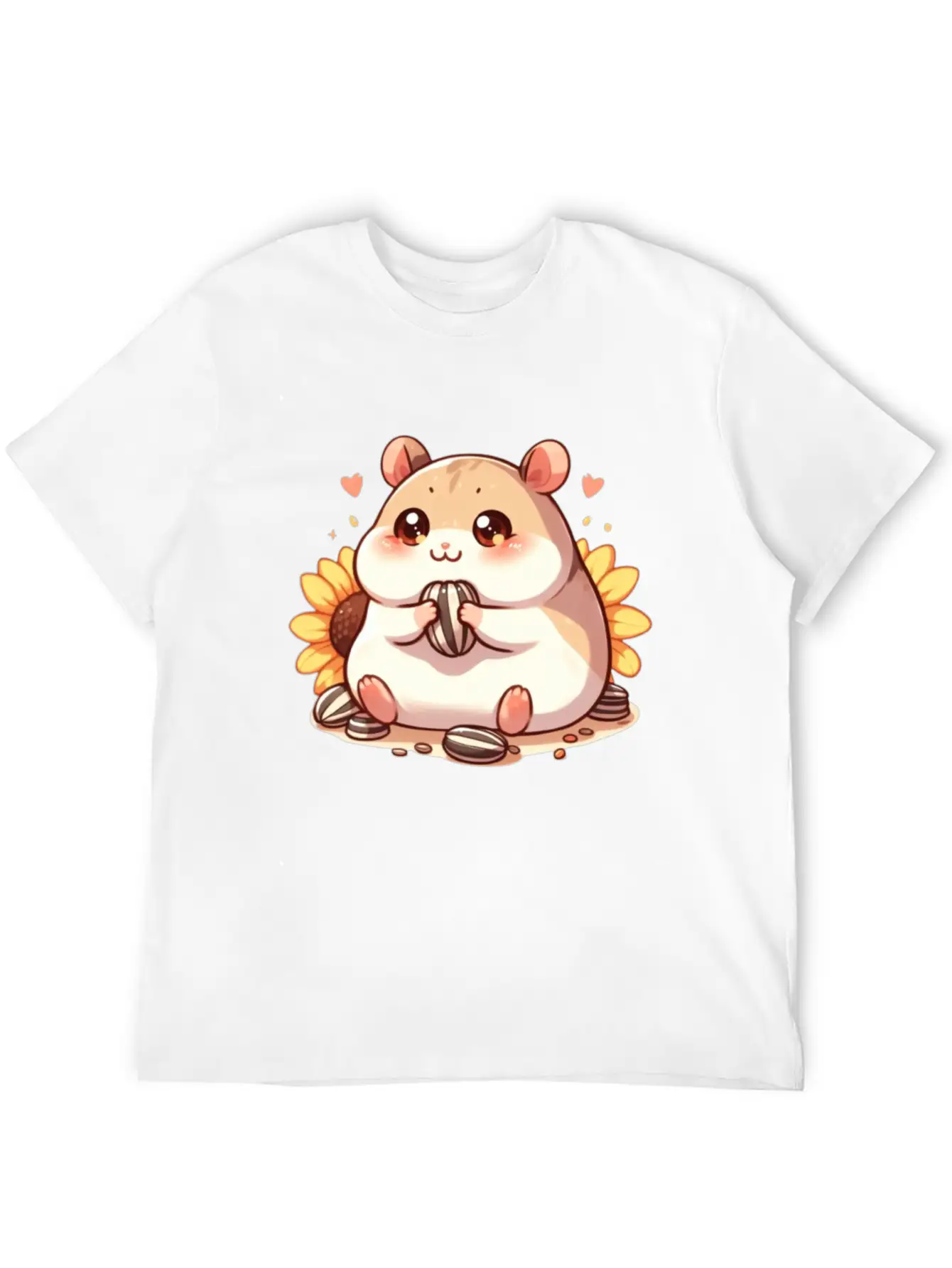 Sunflower Seeds & Hamsters Timeless Short Sleeve Tee – Comfy And Minimalist Design