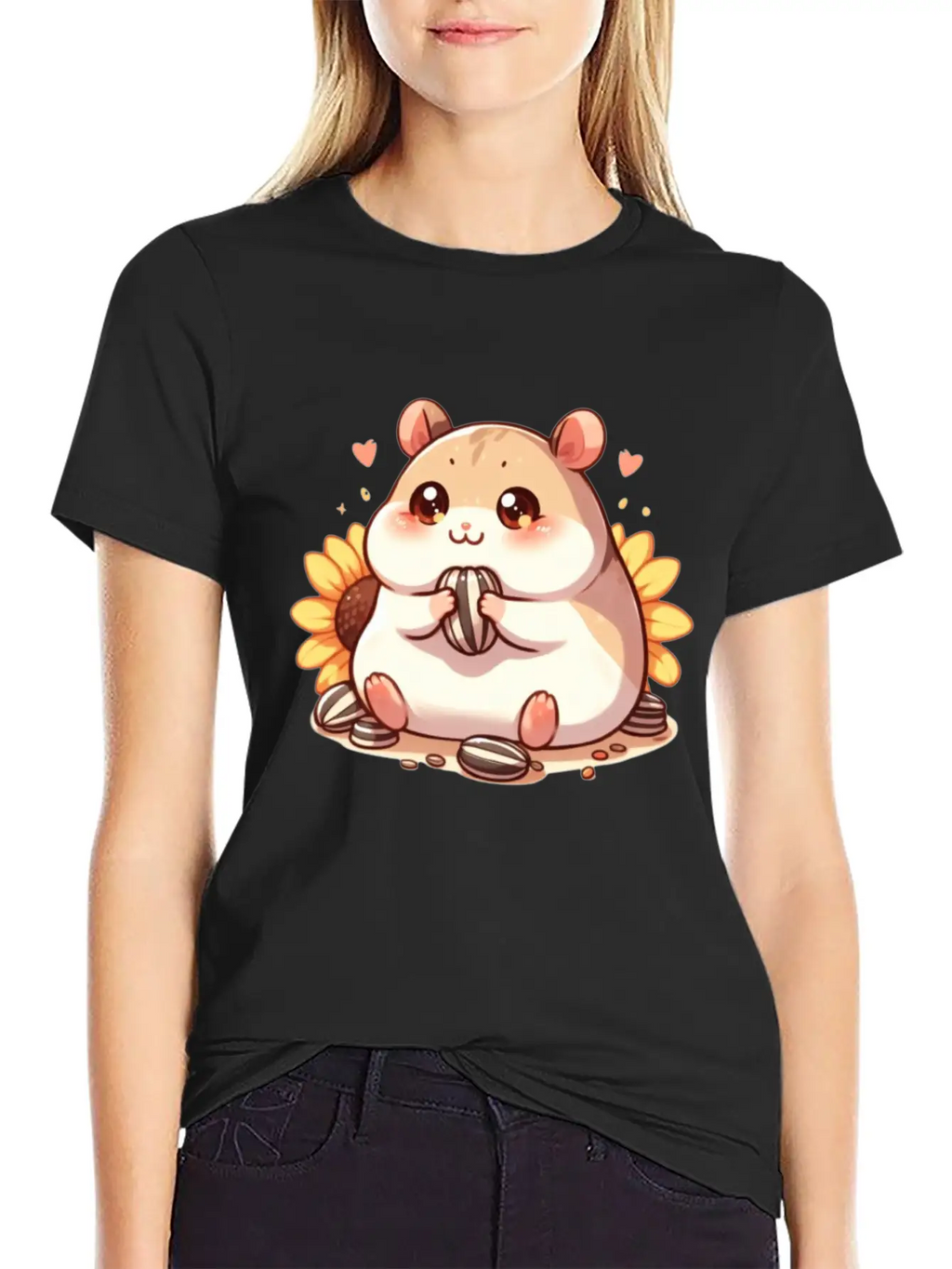 Sunflower Seeds & Hamsters Timeless Short Sleeve Tee – Comfy And Minimalist Design