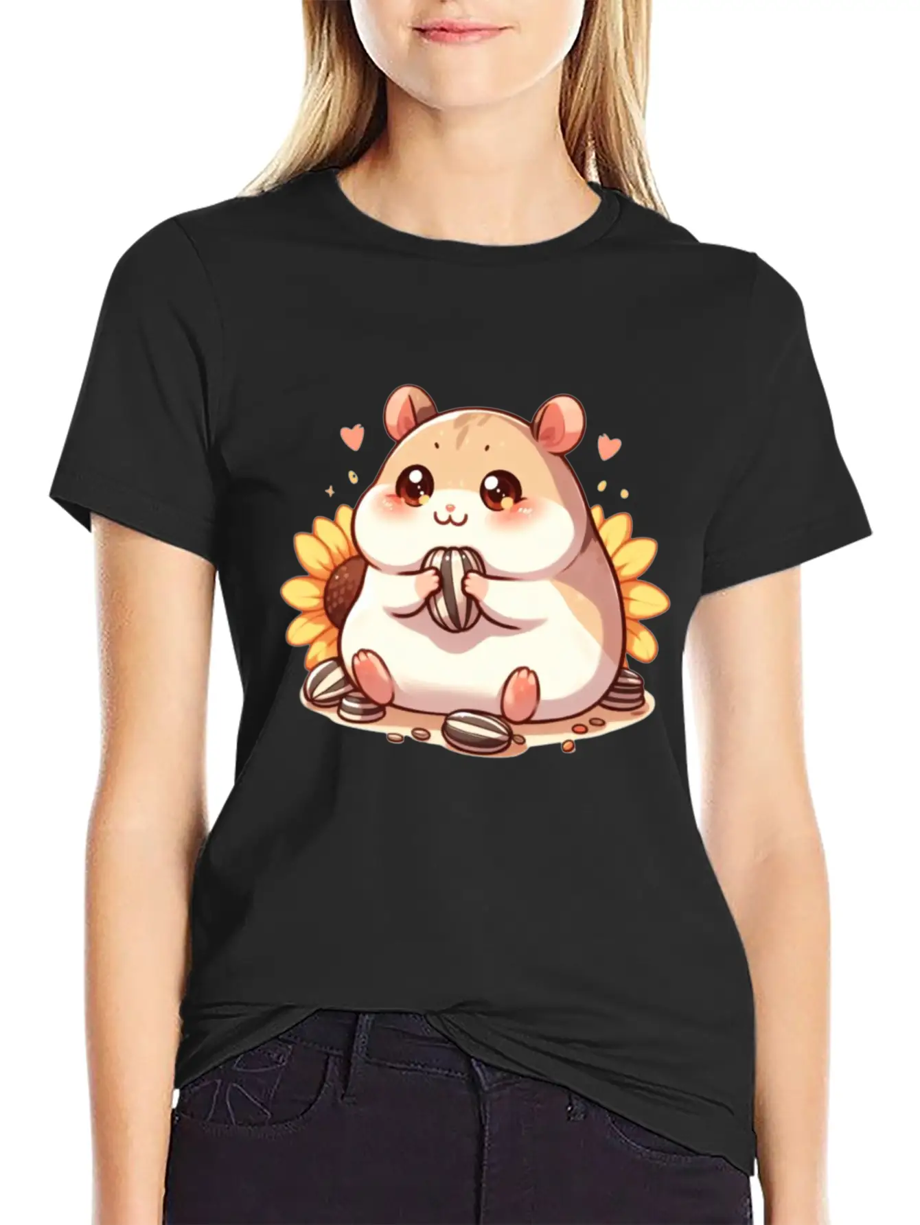 Sunflower Seeds & Hamsters Timeless Short Sleeve Tee – Comfy And Minimalist Design