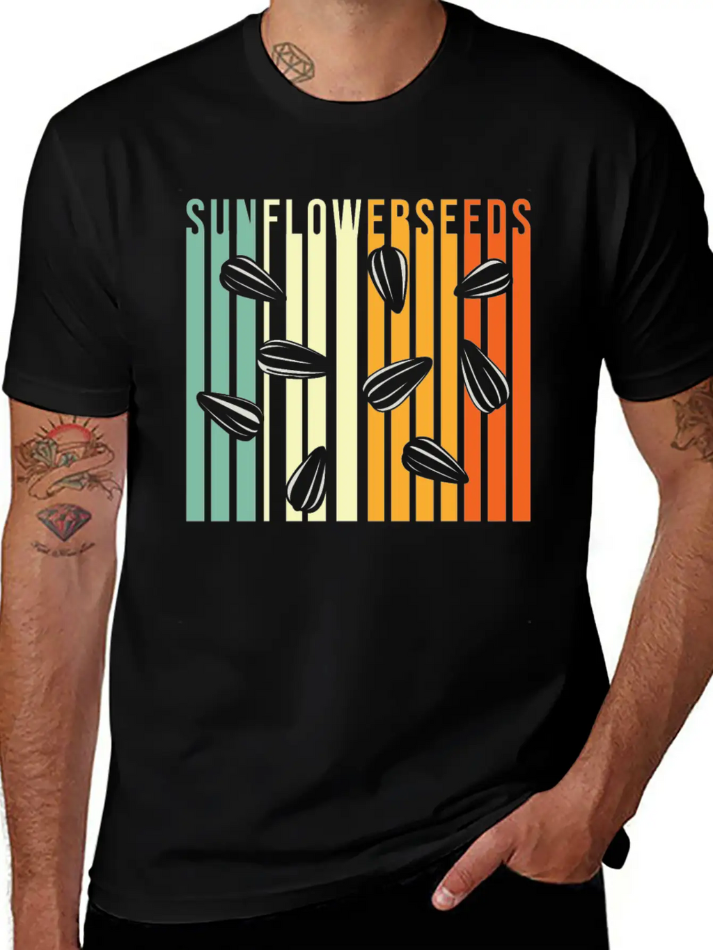 Sunflower Seeds Unisex Casual T-Shirt – Clean Design For Daily Comfort