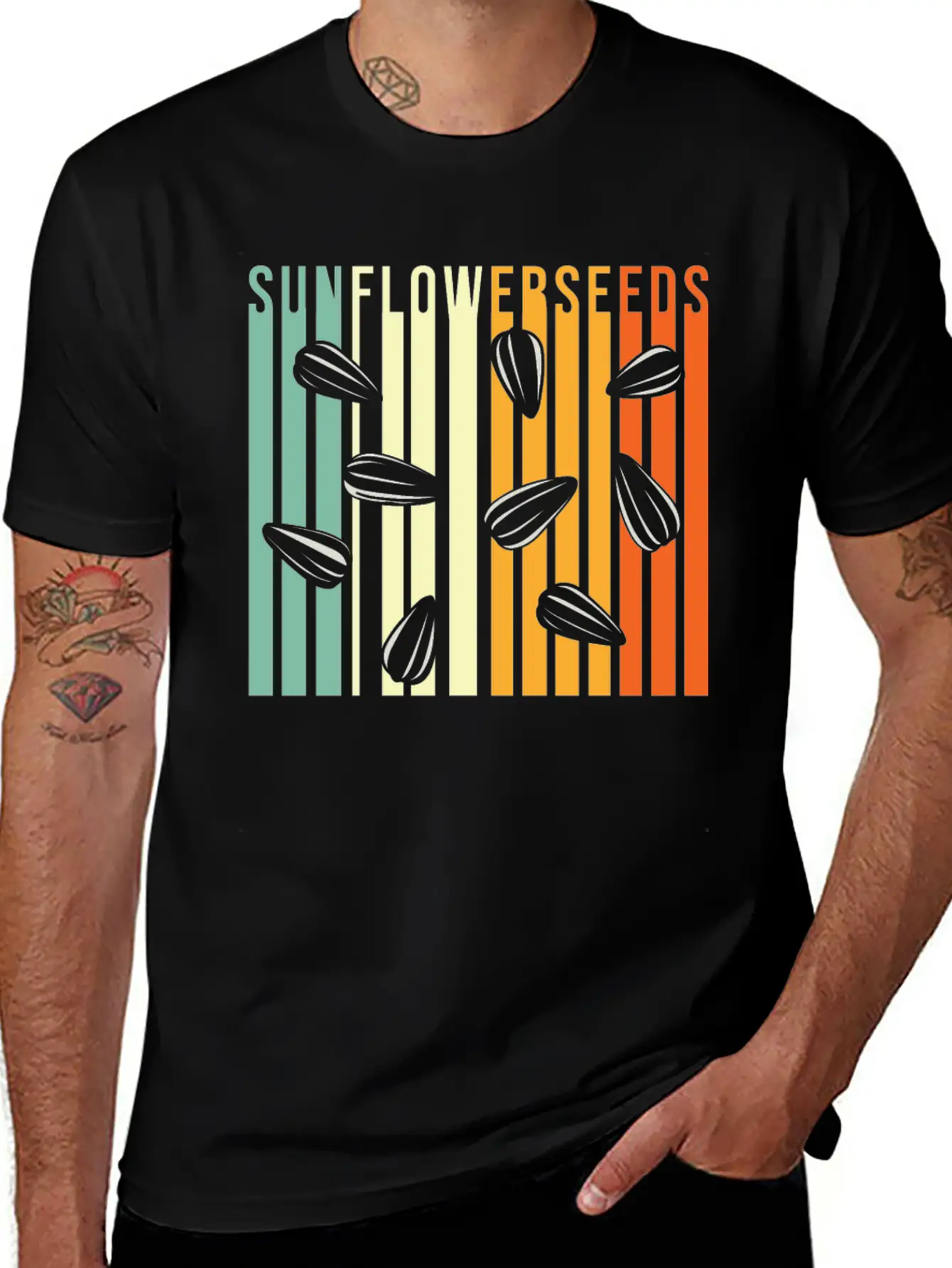 Sunflower Seeds Unisex Casual T-Shirt – Clean Design For Daily Comfort