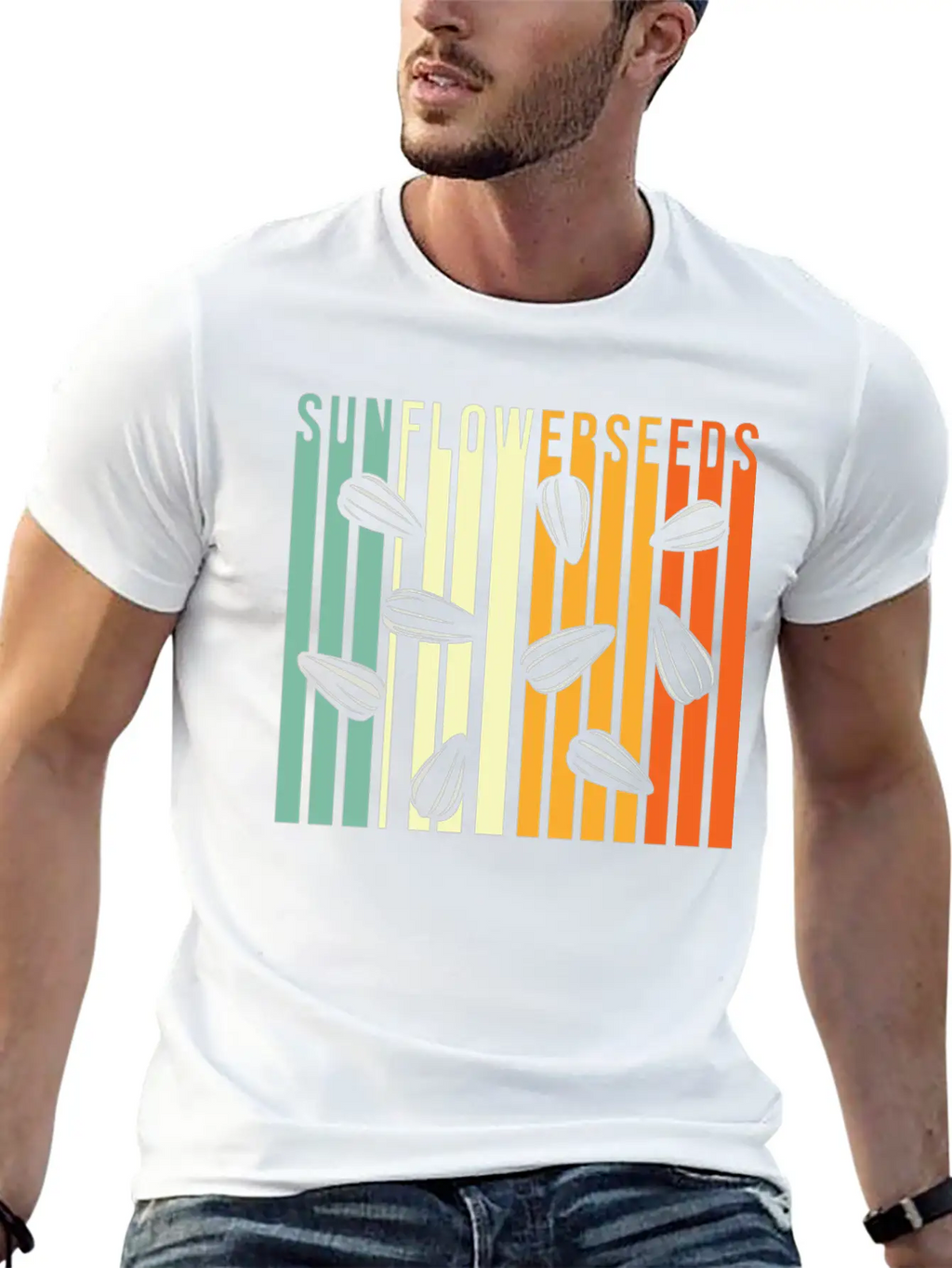 Sunflower Seeds Unisex Casual T-Shirt – Clean Design For Daily Comfort
