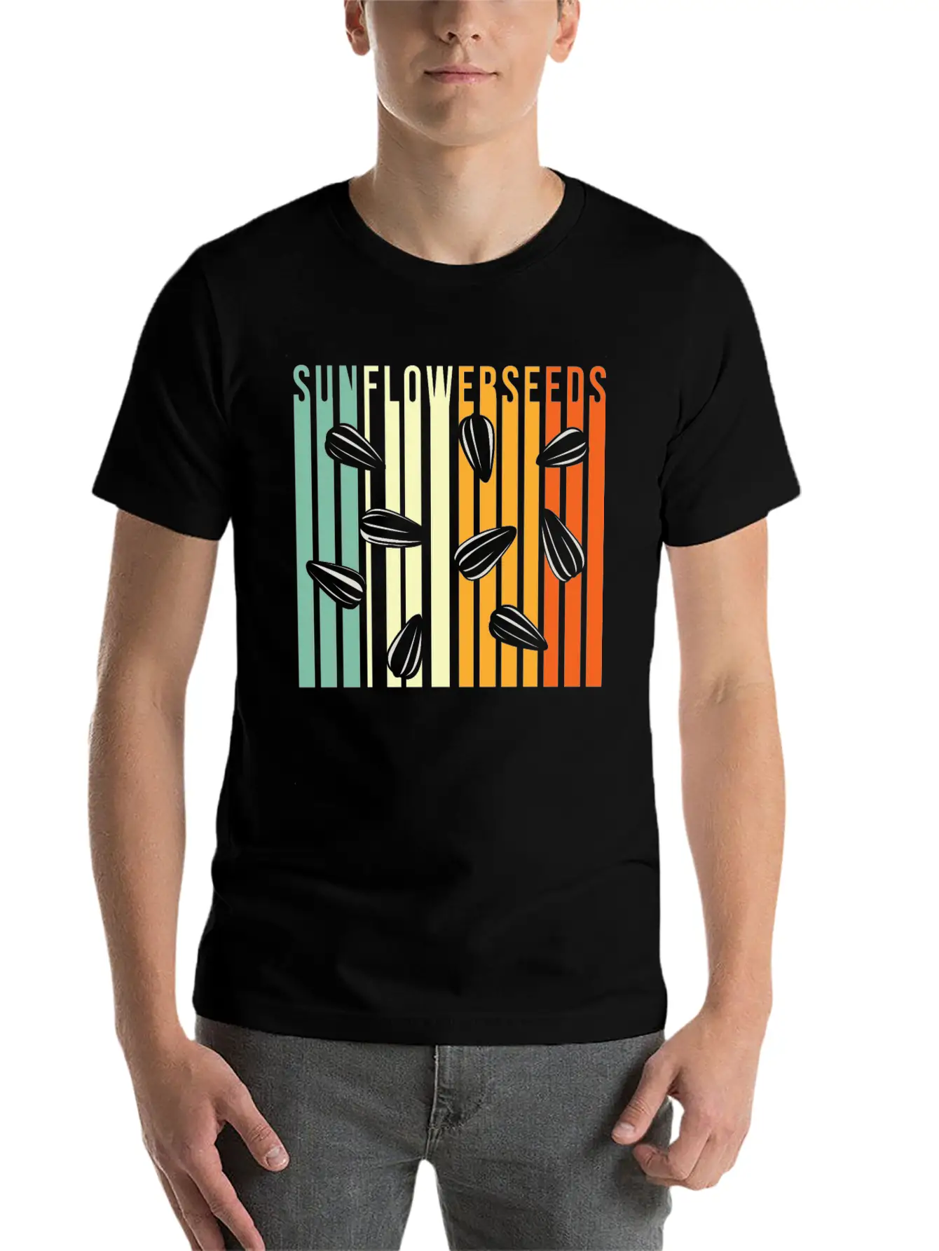 Sunflower Seeds Unisex Casual T-Shirt – Clean Design For Daily Comfort