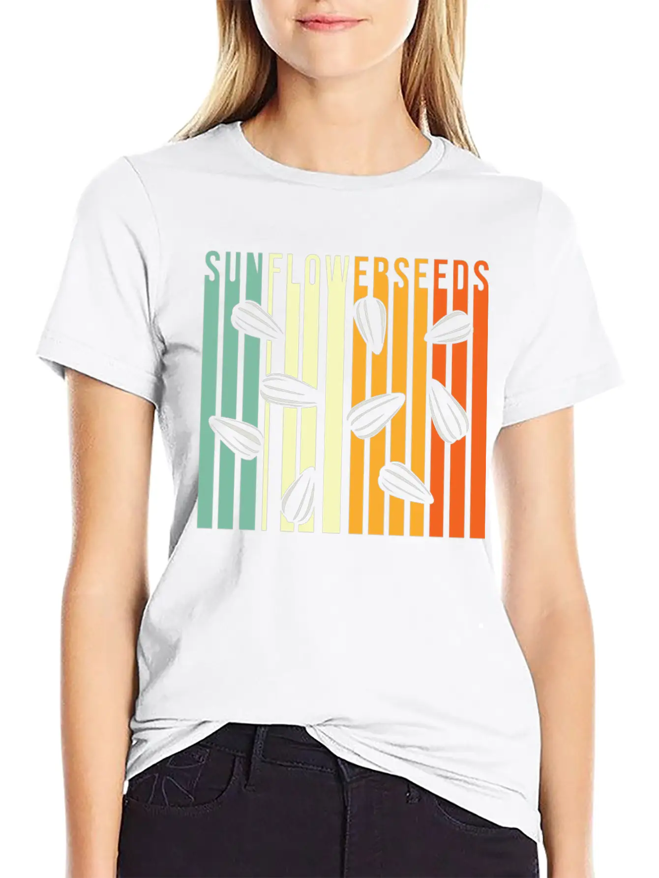 Sunflower Seeds Unisex Casual T-Shirt – Clean Design For Daily Comfort