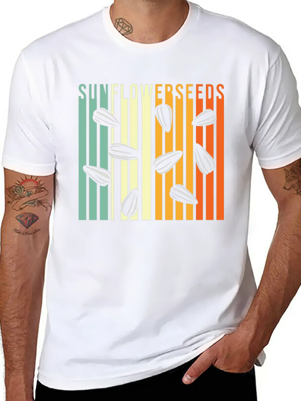 Sunflower Seeds Unisex Casual T-Shirt – Clean Design For Daily Comfort