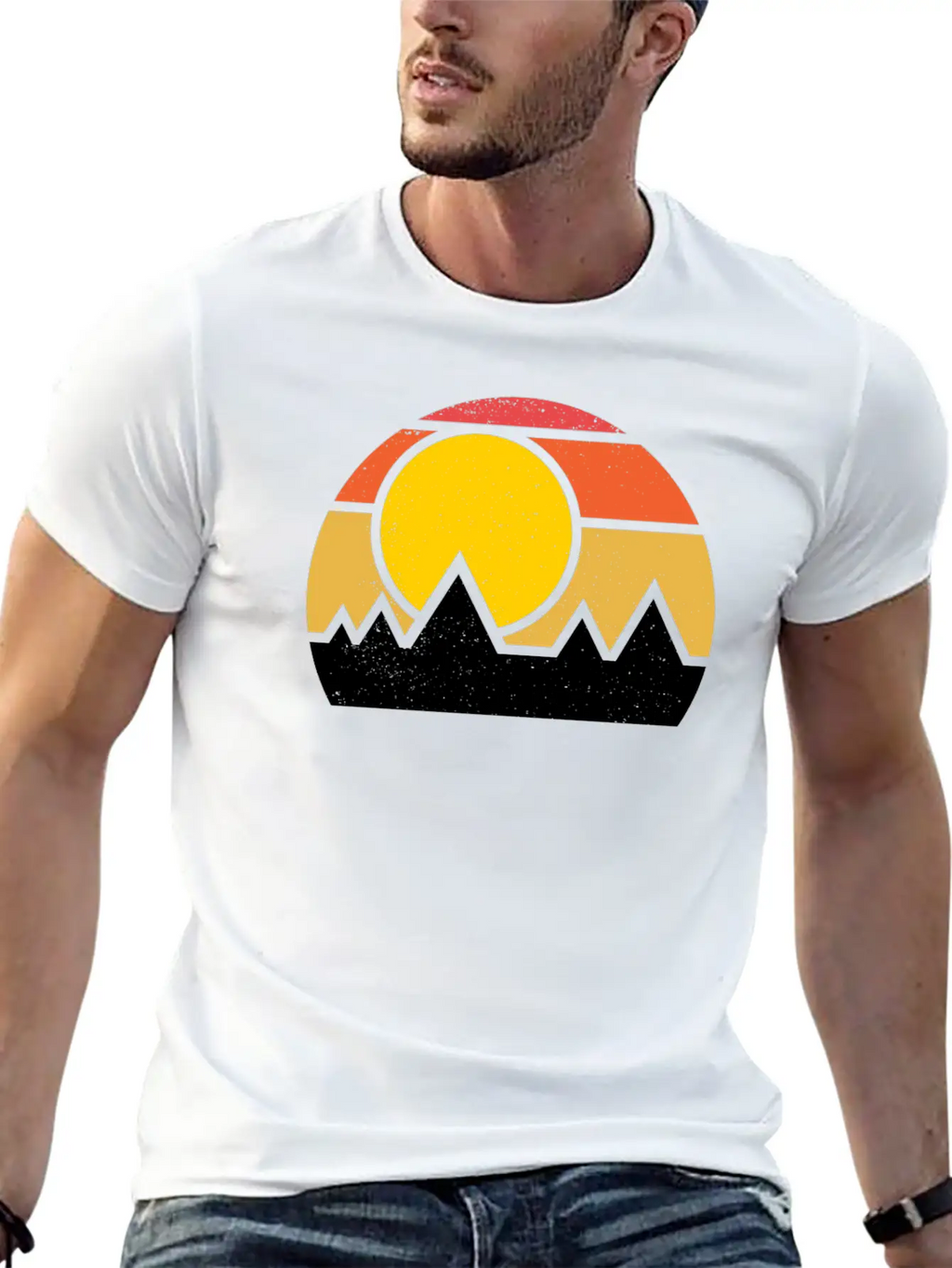 Sunrise Basic Graphic T-Shirt – Daily Comfort In Soft Cotton