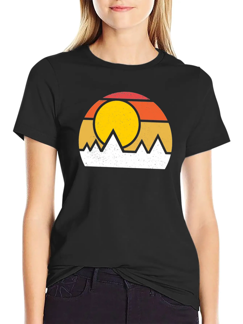 Sunrise Basic Graphic T-Shirt – Daily Comfort In Soft Cotton