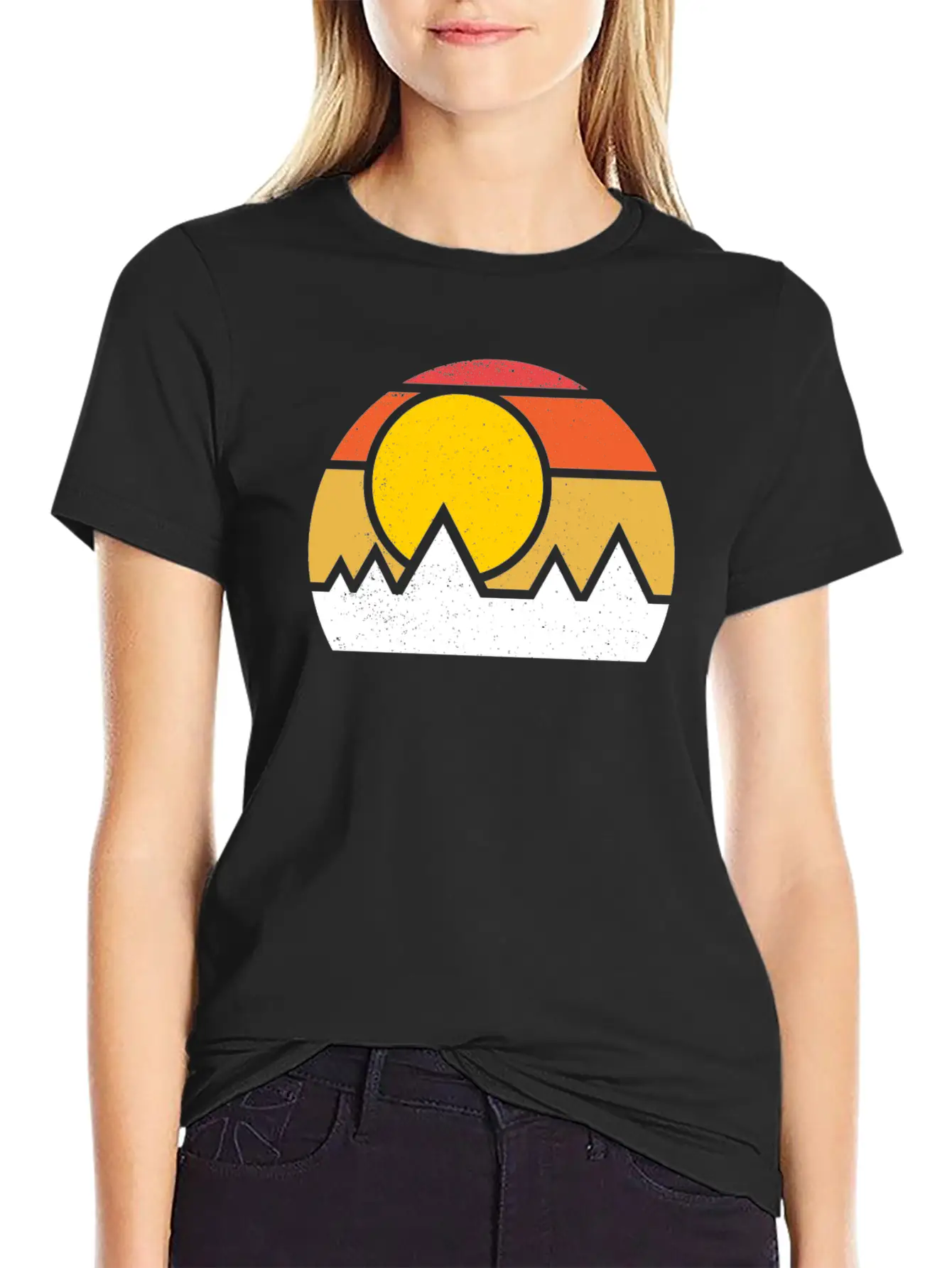 Sunrise Basic Graphic T-Shirt – Daily Comfort In Soft Cotton