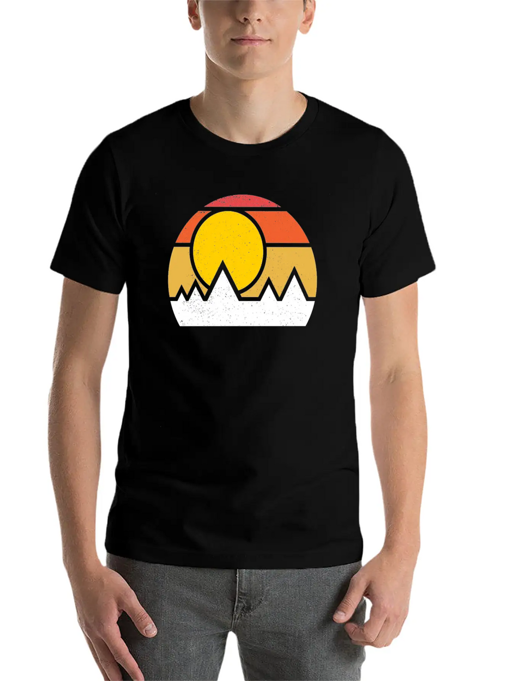 Sunrise Basic Graphic T-Shirt – Daily Comfort In Soft Cotton