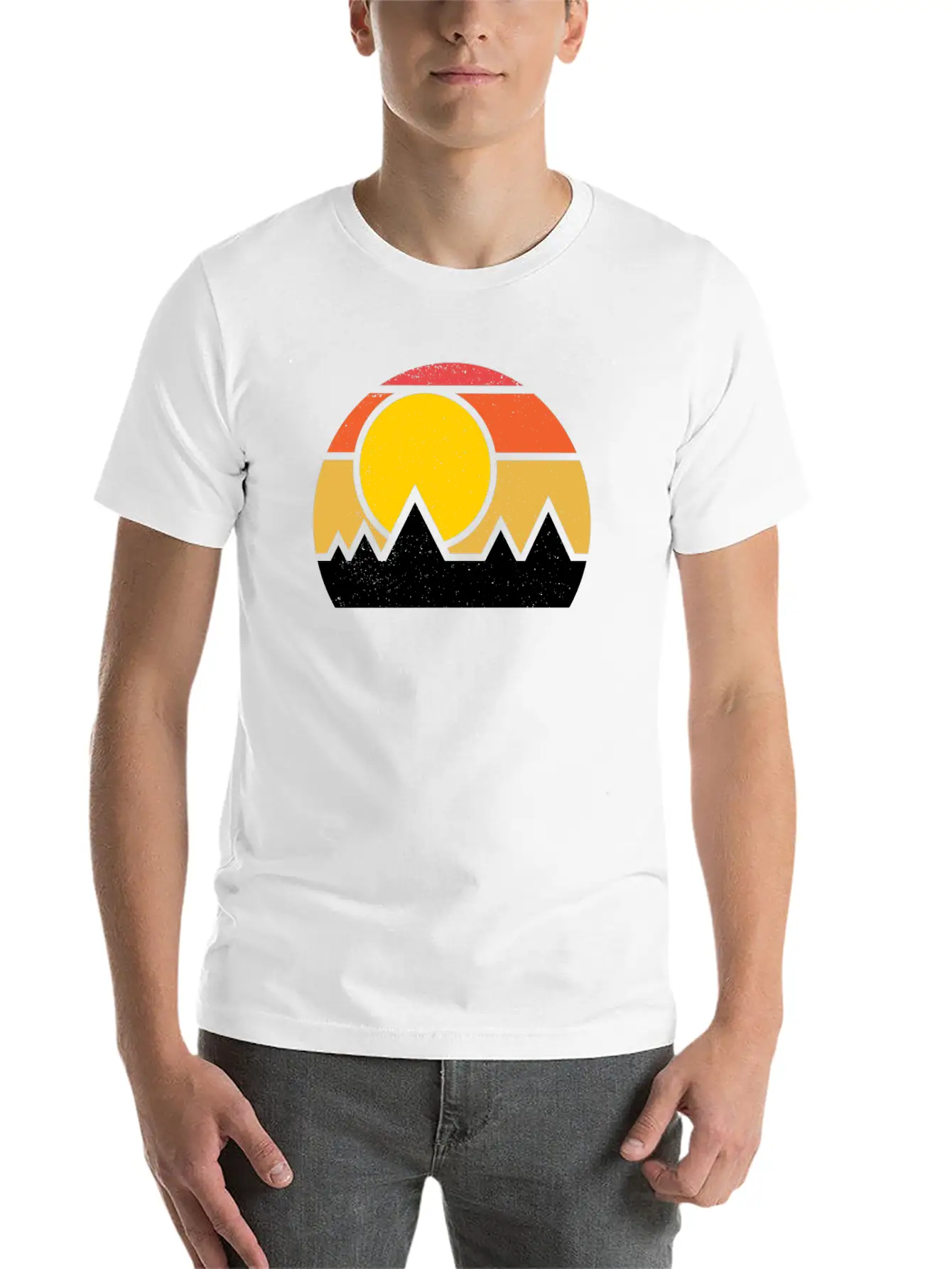 Sunrise Basic Graphic T-Shirt – Daily Comfort In Soft Cotton