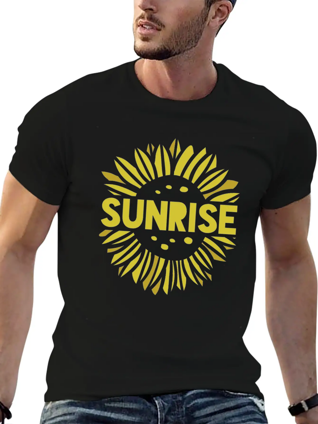 Sunrise Breathable Graphic T-Shirt – Perfect For Casual Days