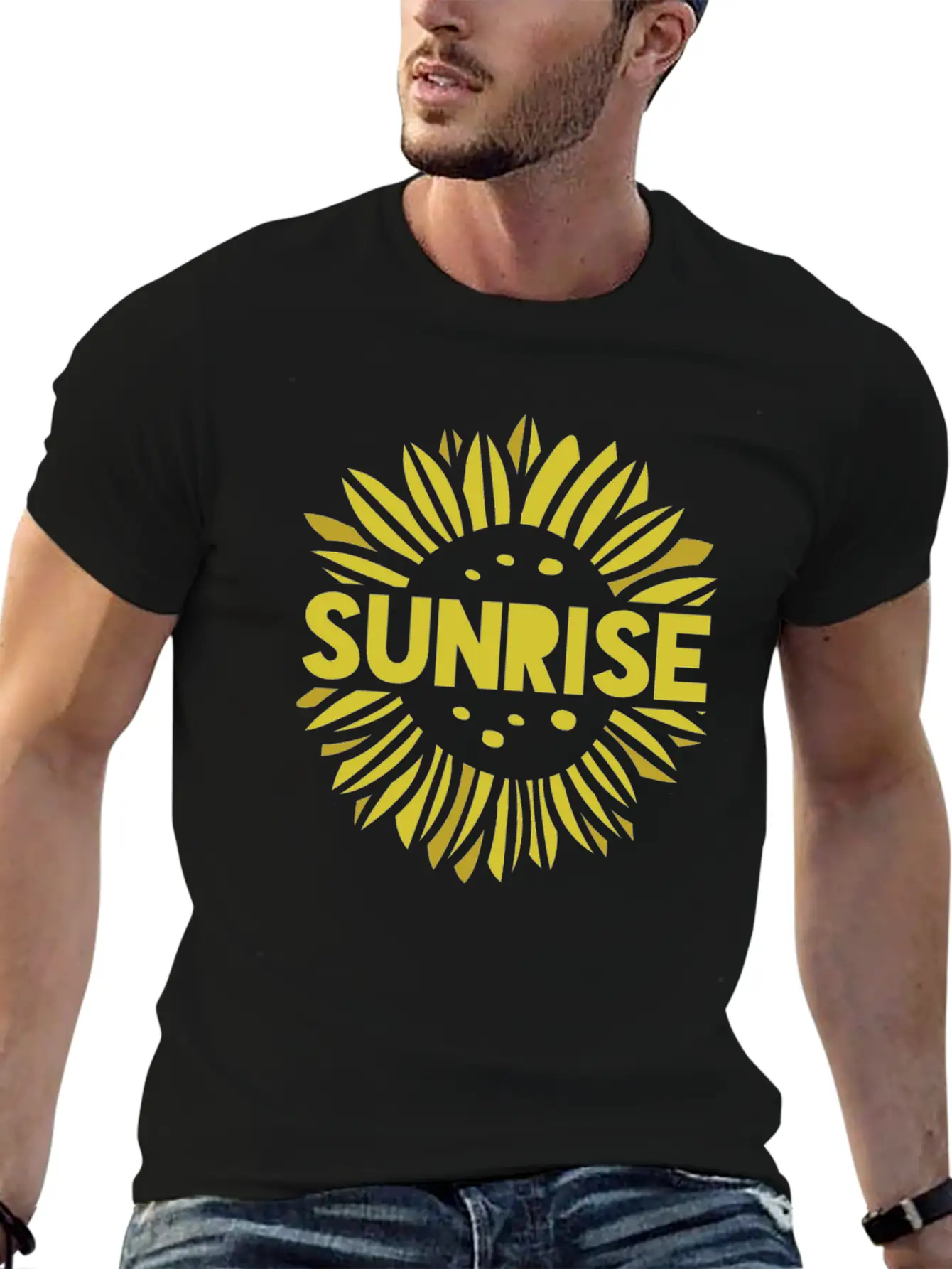 Sunrise Breathable Graphic T-Shirt – Perfect For Casual Days